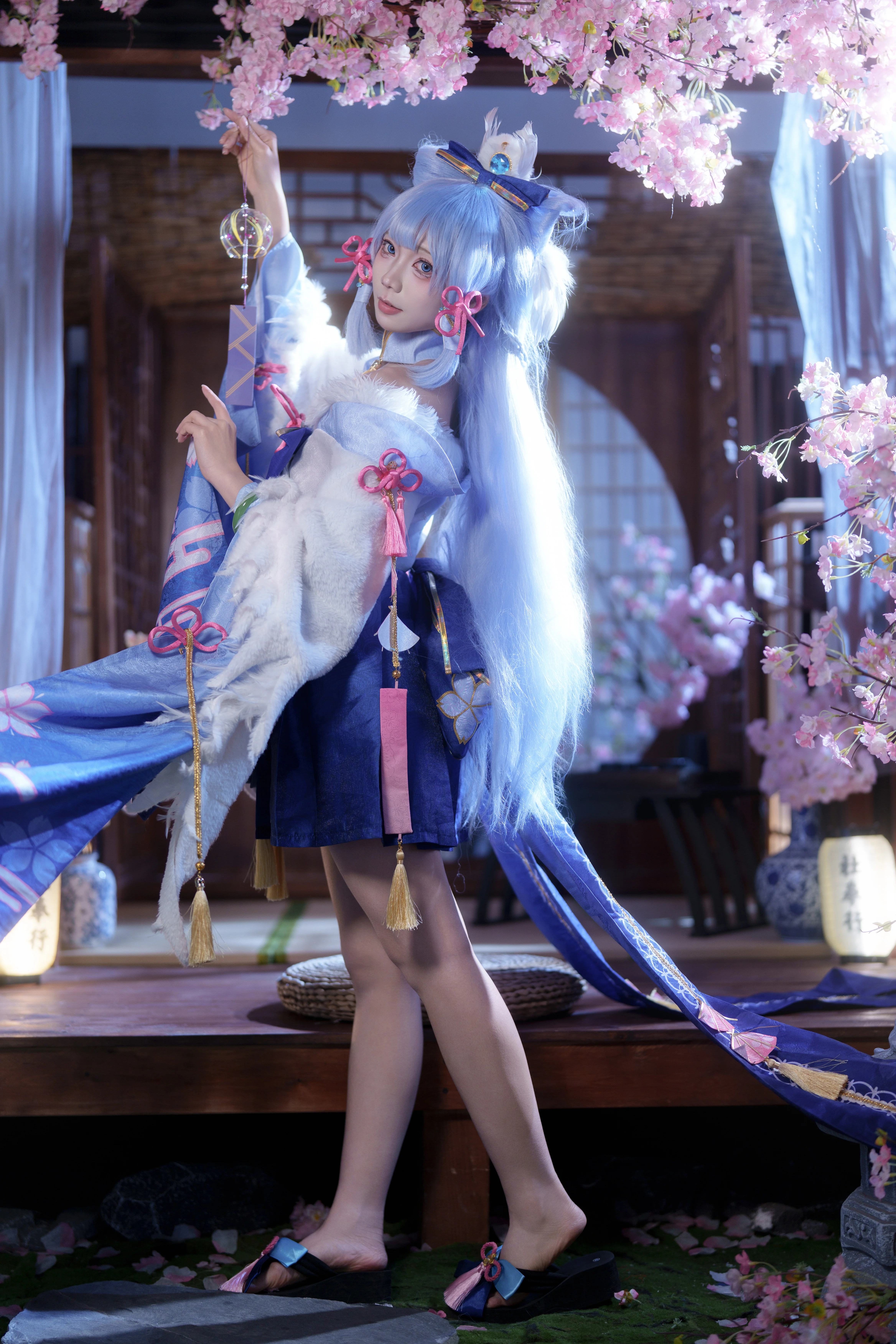 【神里绫华cos】白鹭樱华的冬日诗意 - 第 5 张