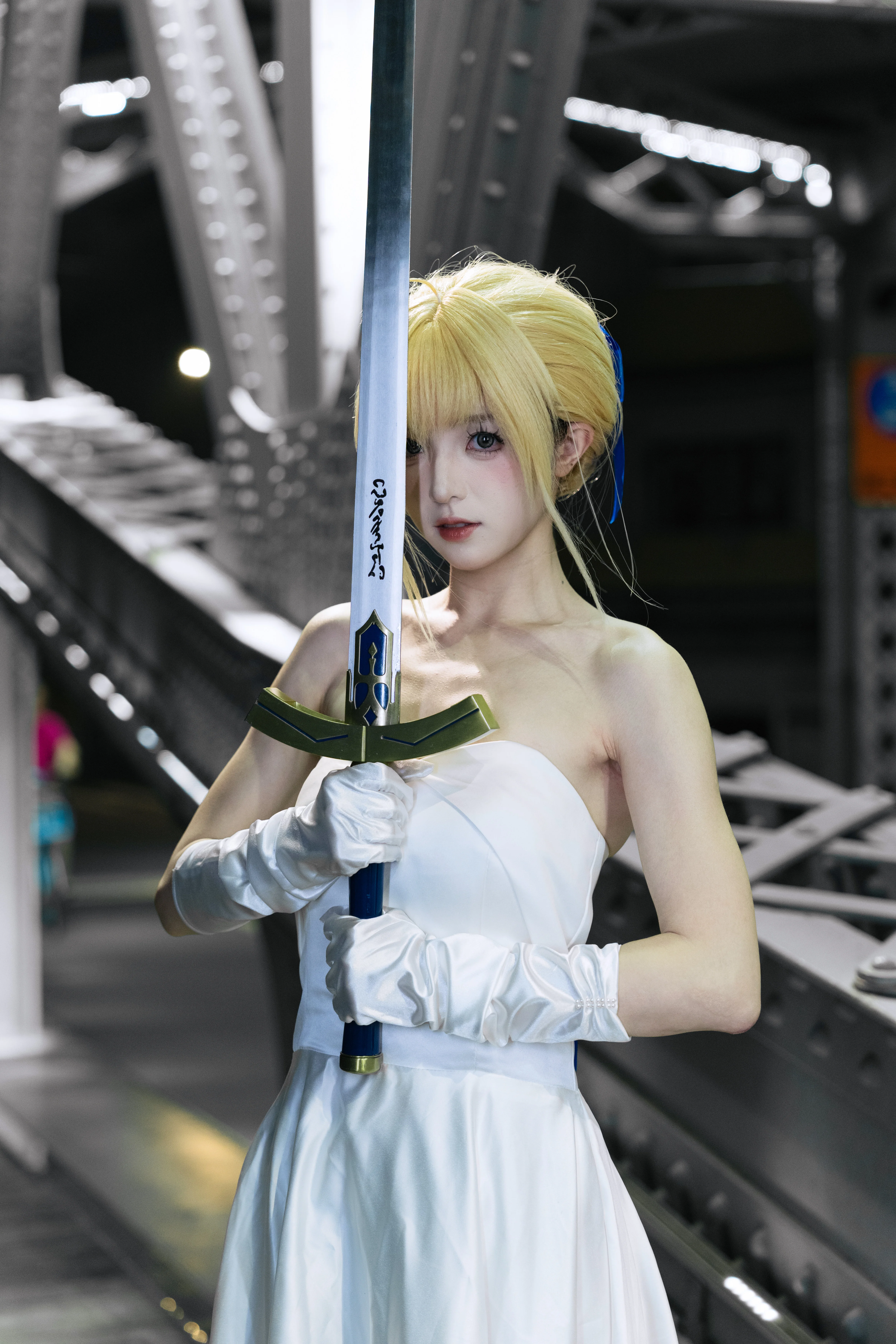 【阿尔托莉雅cos】Fate/stay night里的浦西夜景骑士王