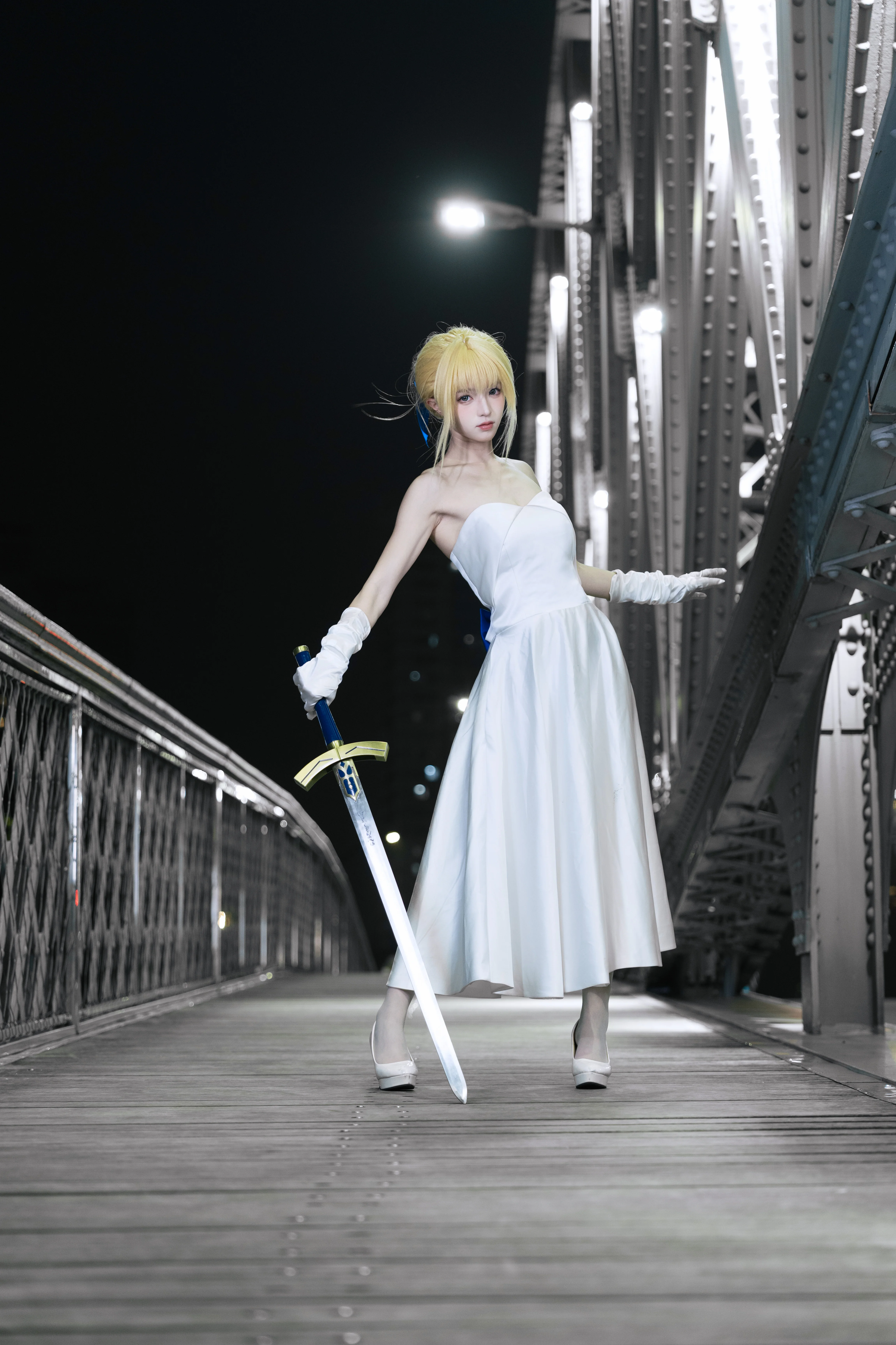 【阿尔托莉雅cos】Fate/stay night里的浦西夜景骑士王 - 第 11 张