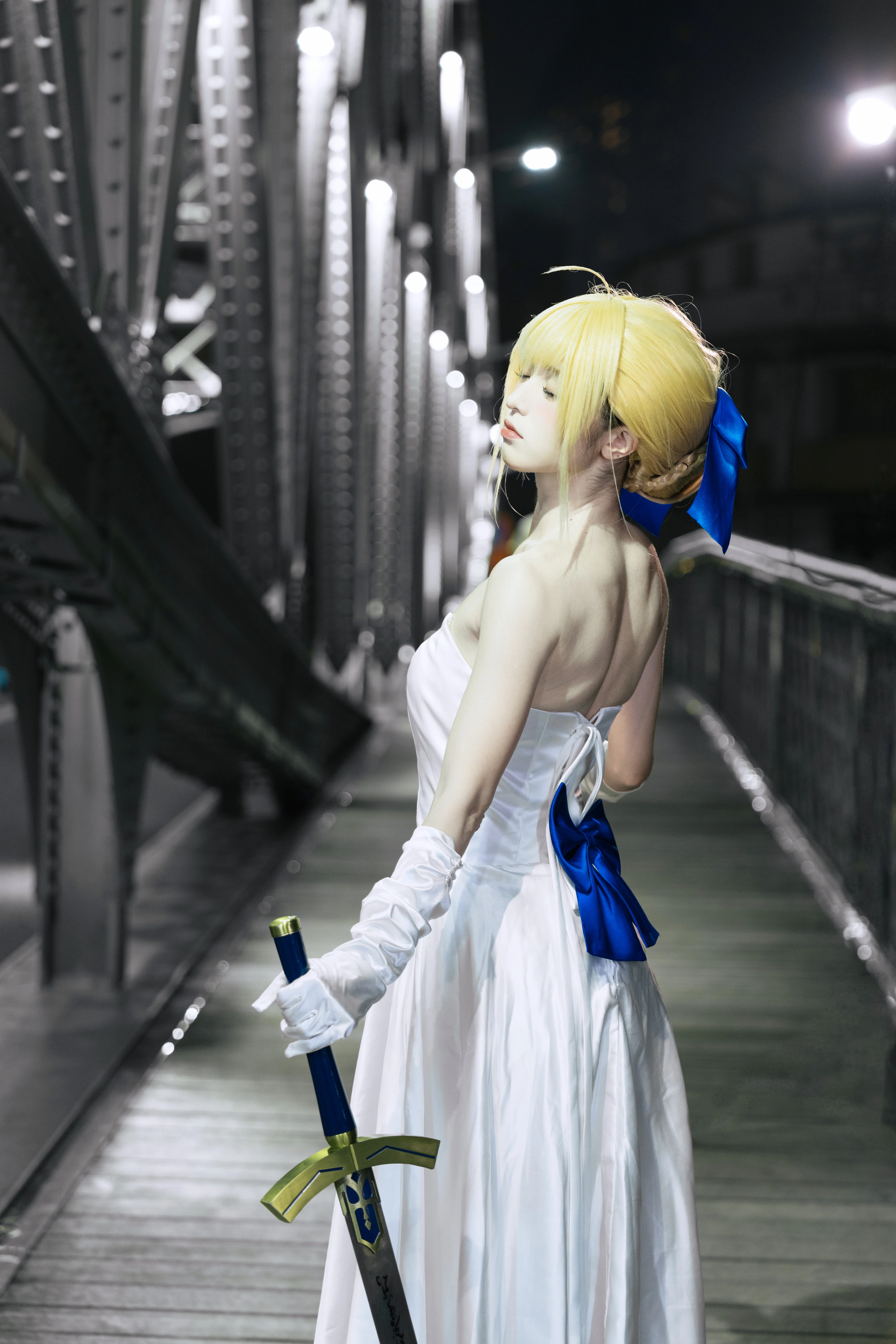 【阿尔托莉雅cos】Fate/stay night里的浦西夜景骑士王 - 第 4 张