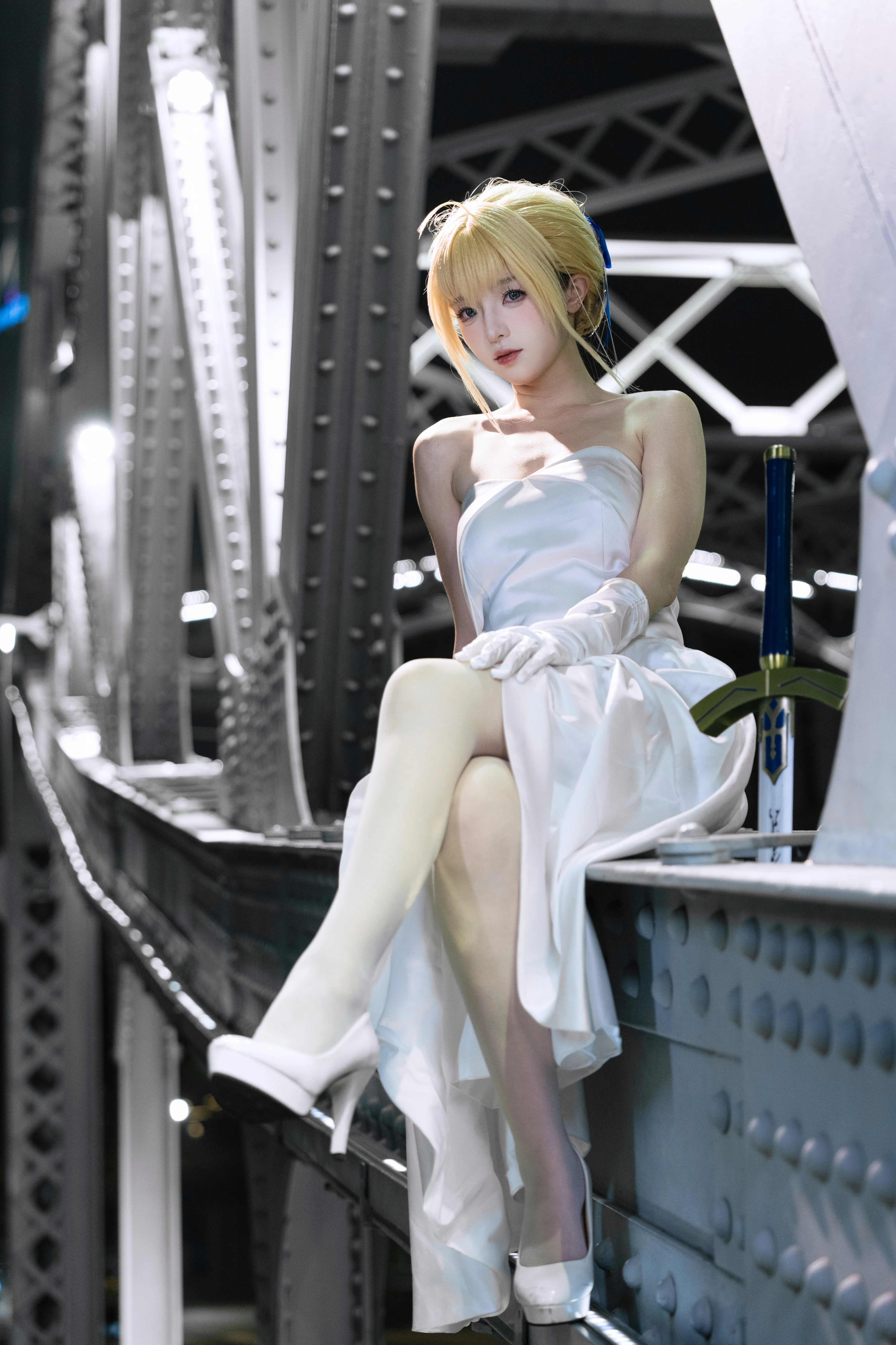 【阿尔托莉雅cos】Fate/stay night里的浦西夜景骑士王 - 第 5 张