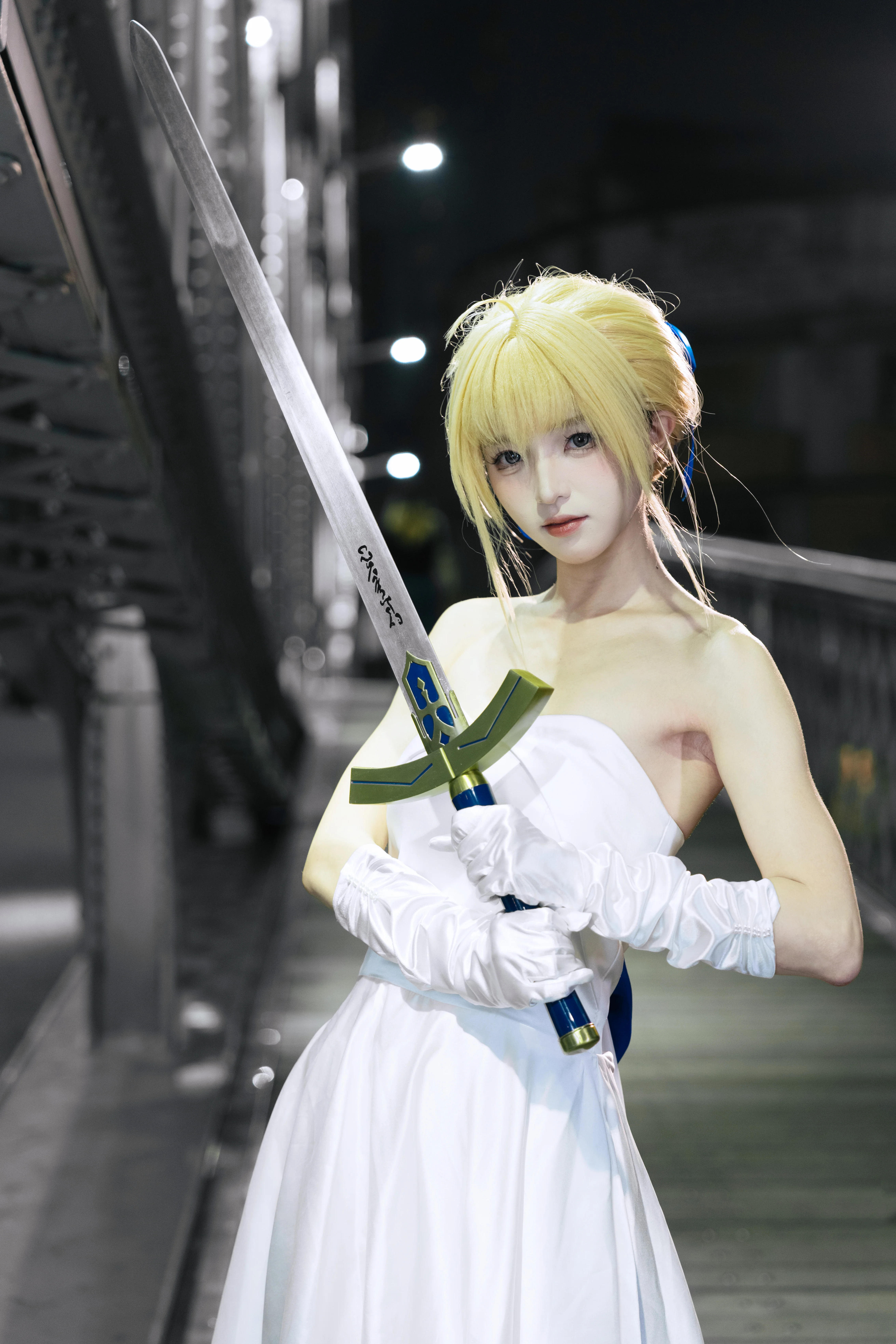【阿尔托莉雅cos】Fate/stay night里的浦西夜景骑士王 - 第 7 张