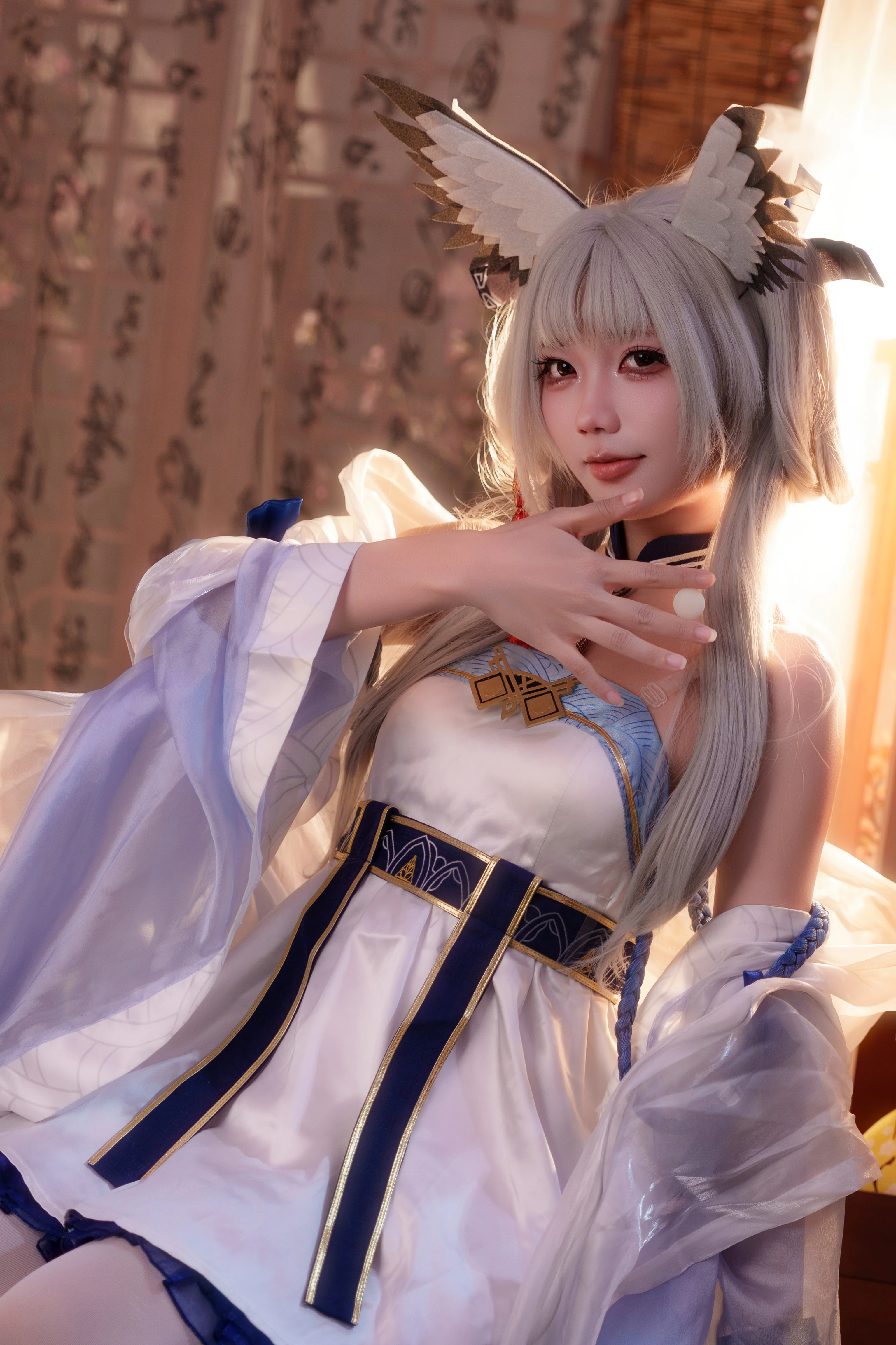 【フィリオプシスコスプレ】アークナイツ「扶雲間」、灯影の下に囲みて一局の碁を尋ねる - 1 枚目