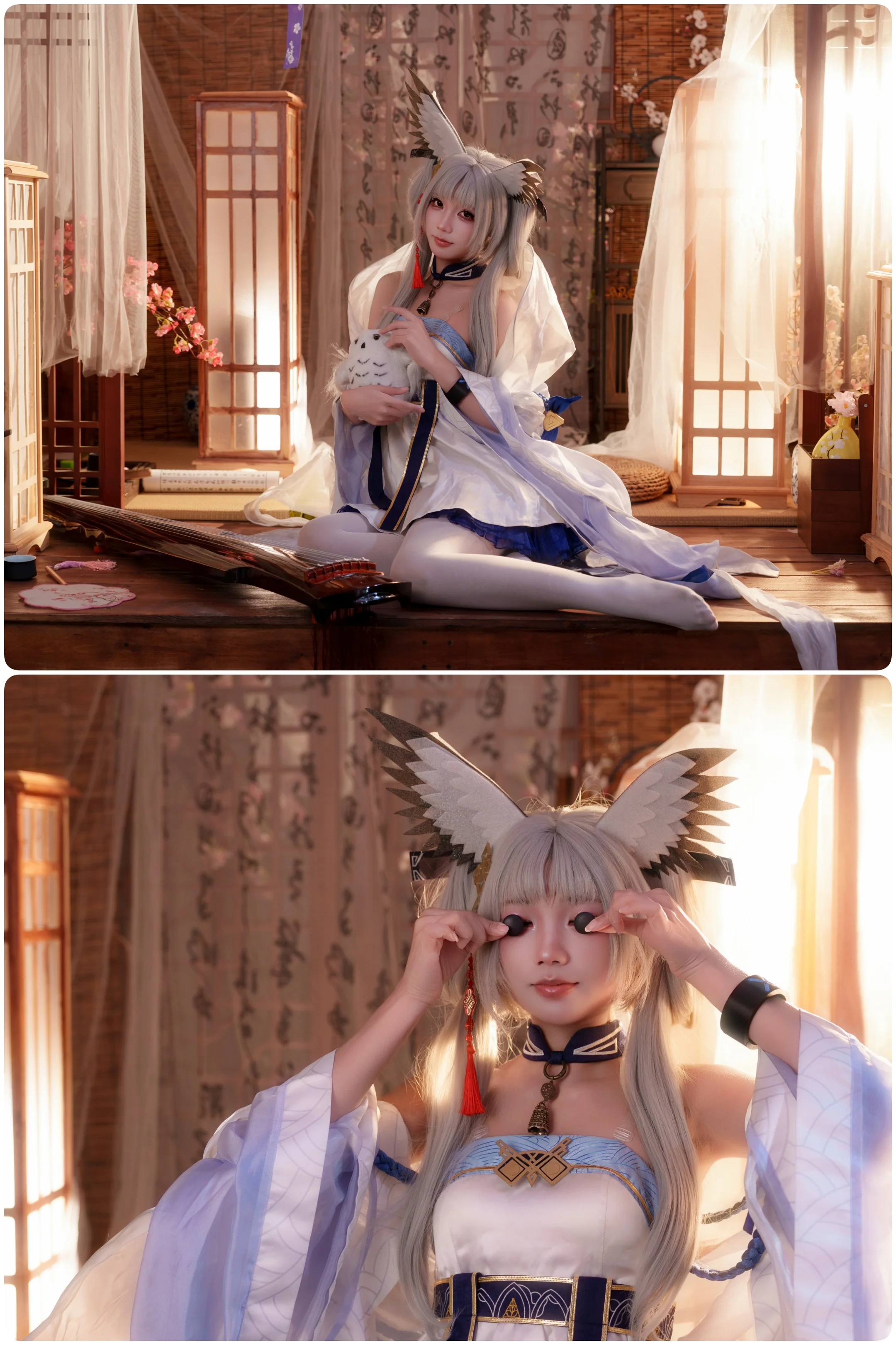 【フィリオプシスコスプレ】アークナイツ「扶雲間」、灯影の下に囲みて一局の碁を尋ねる - 4 枚目