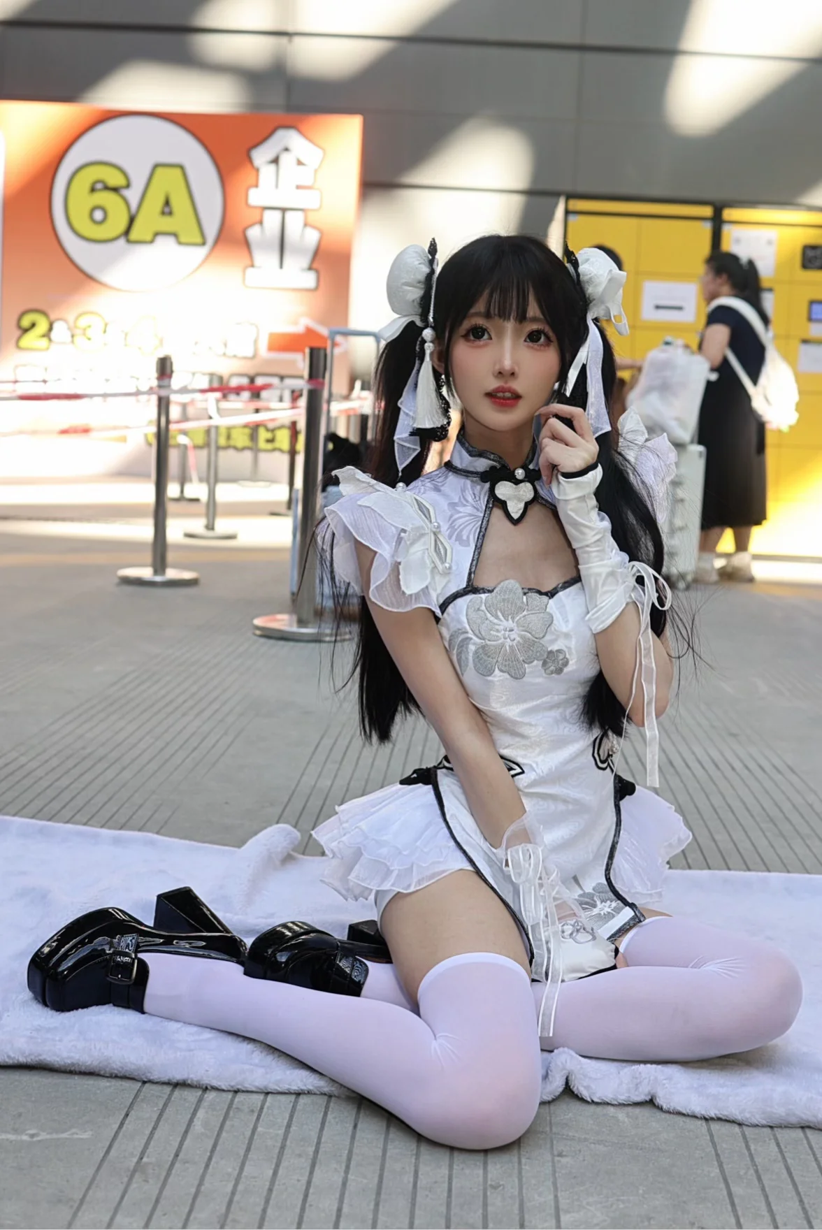 【殷紫萍cos】永劫无间的中华娘，漫展现场营业中