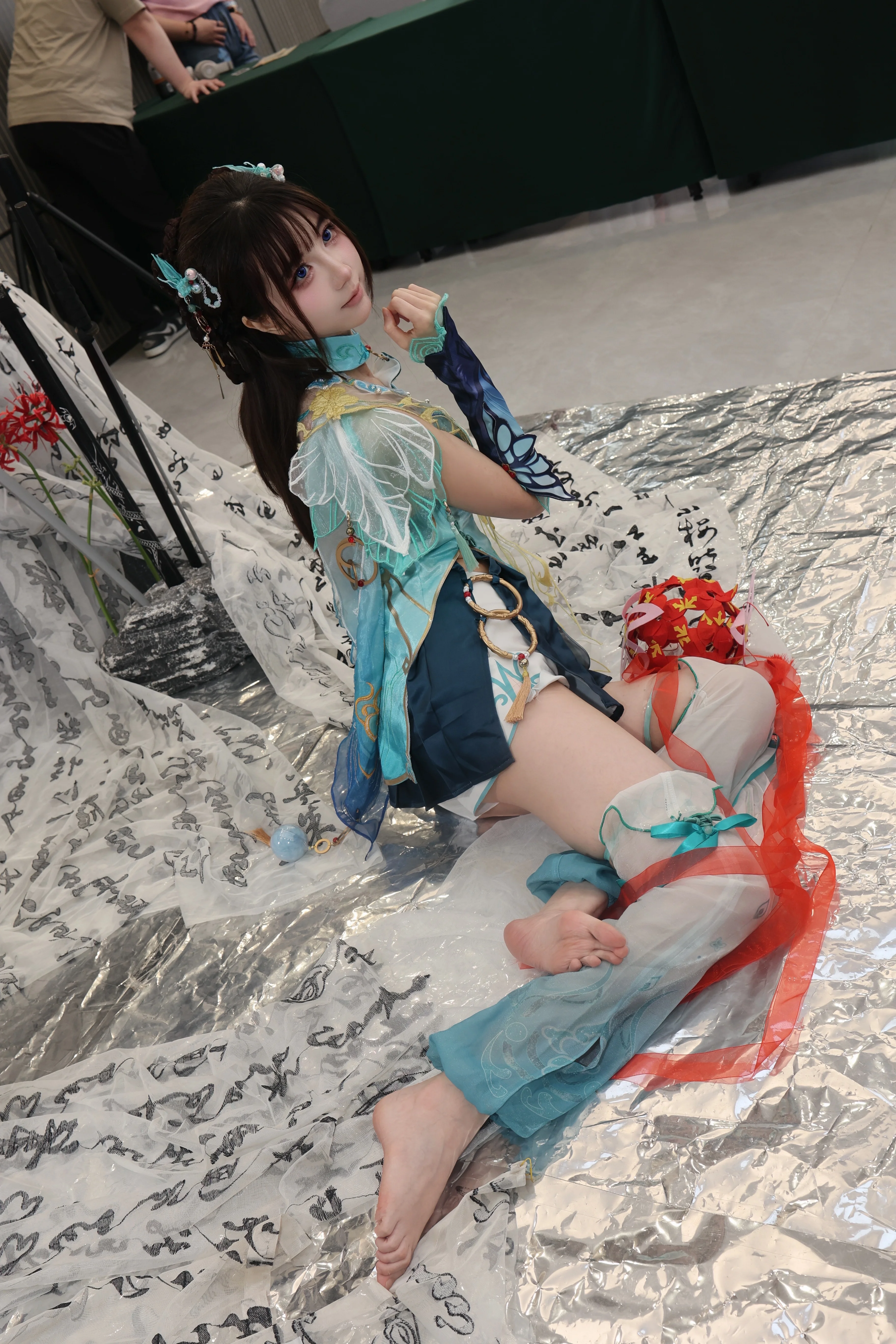 [蓝梦cos] 永劫无间里的蓝梦，看你是否接住了这只绣球 - 第 2 张
