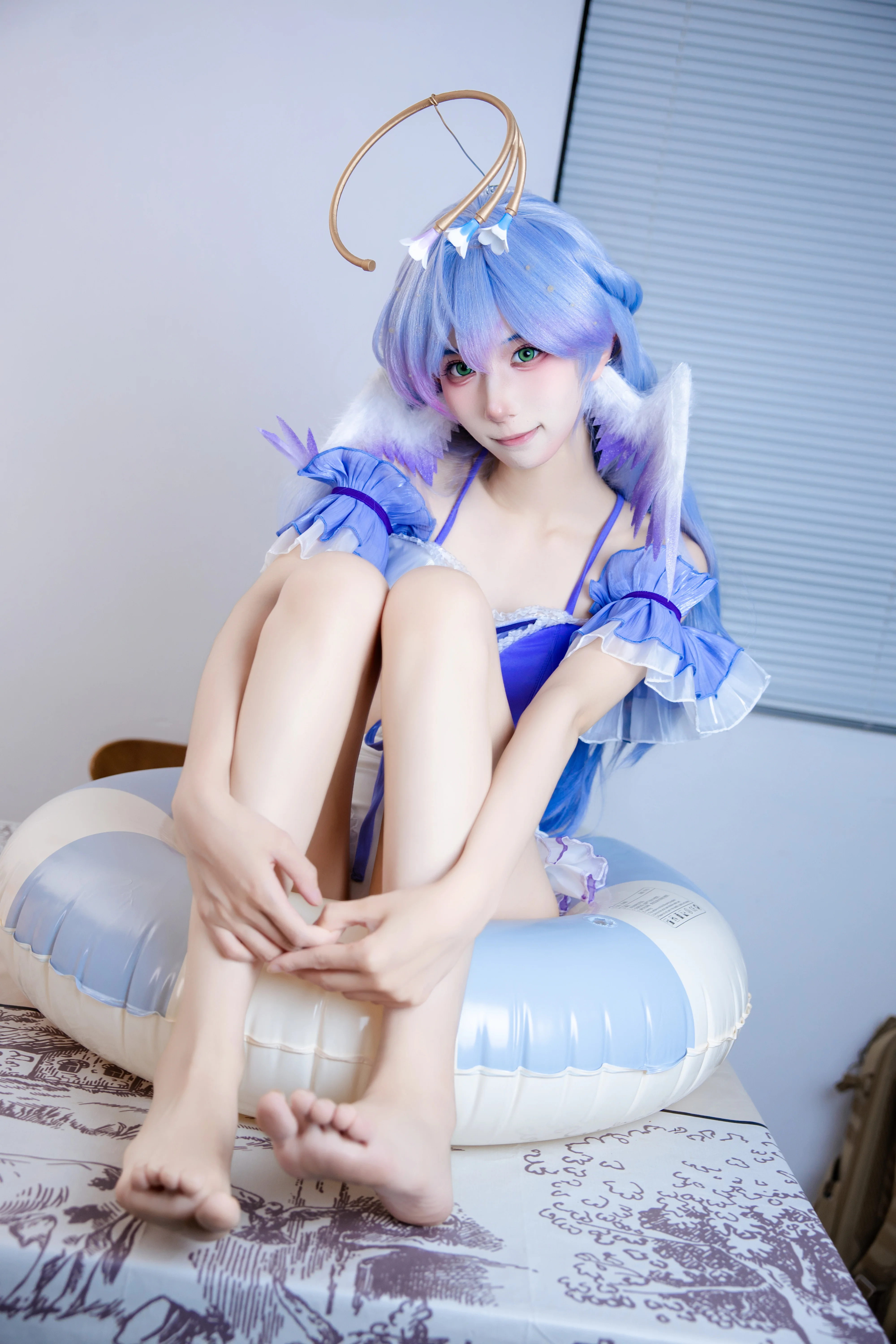 【知更鸟cos】星穹铁道的夏日旋律，于泳装中流淌 - 第 3 张