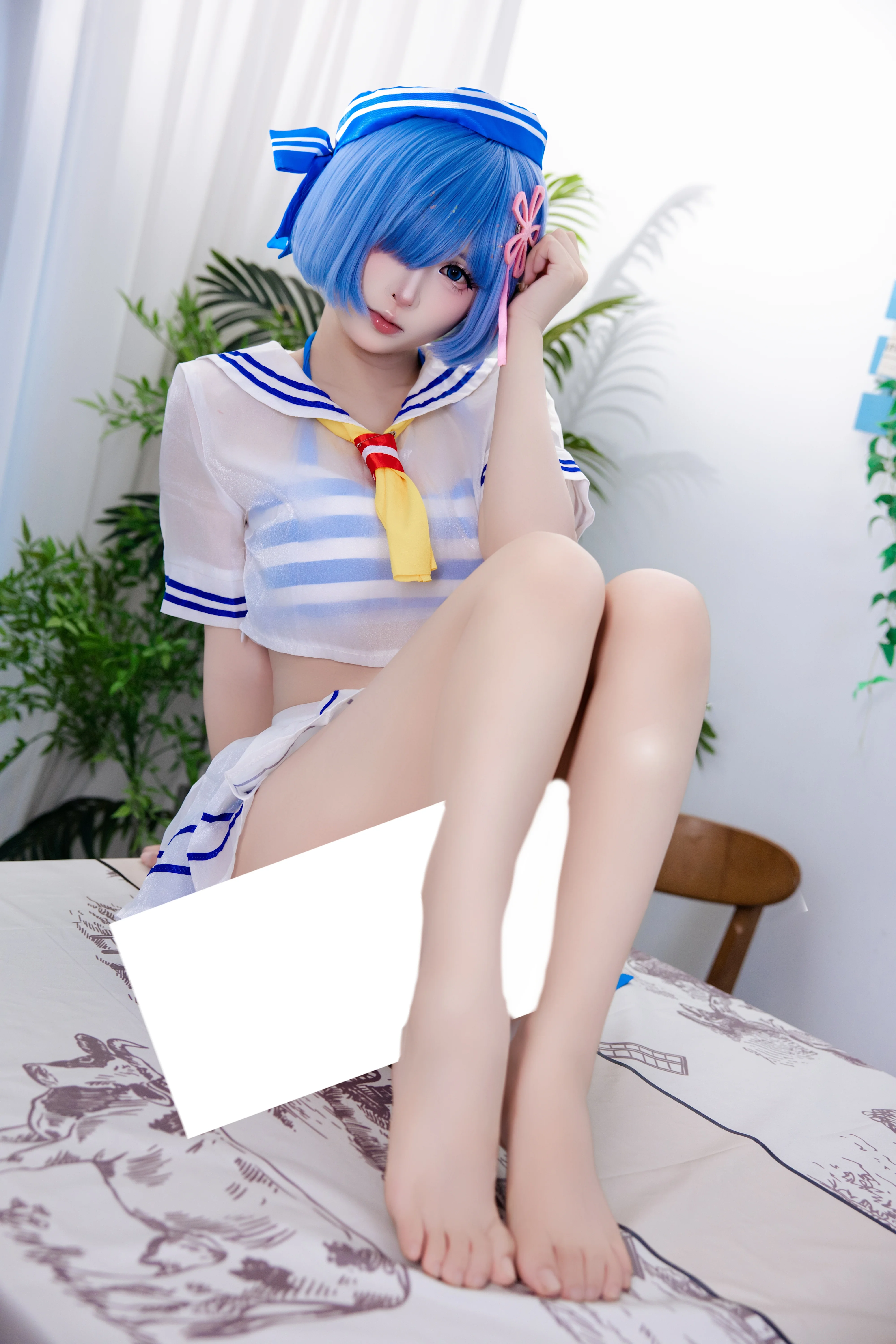 【蕾姆cos】从零开始的异世界生活里的夏日水手风