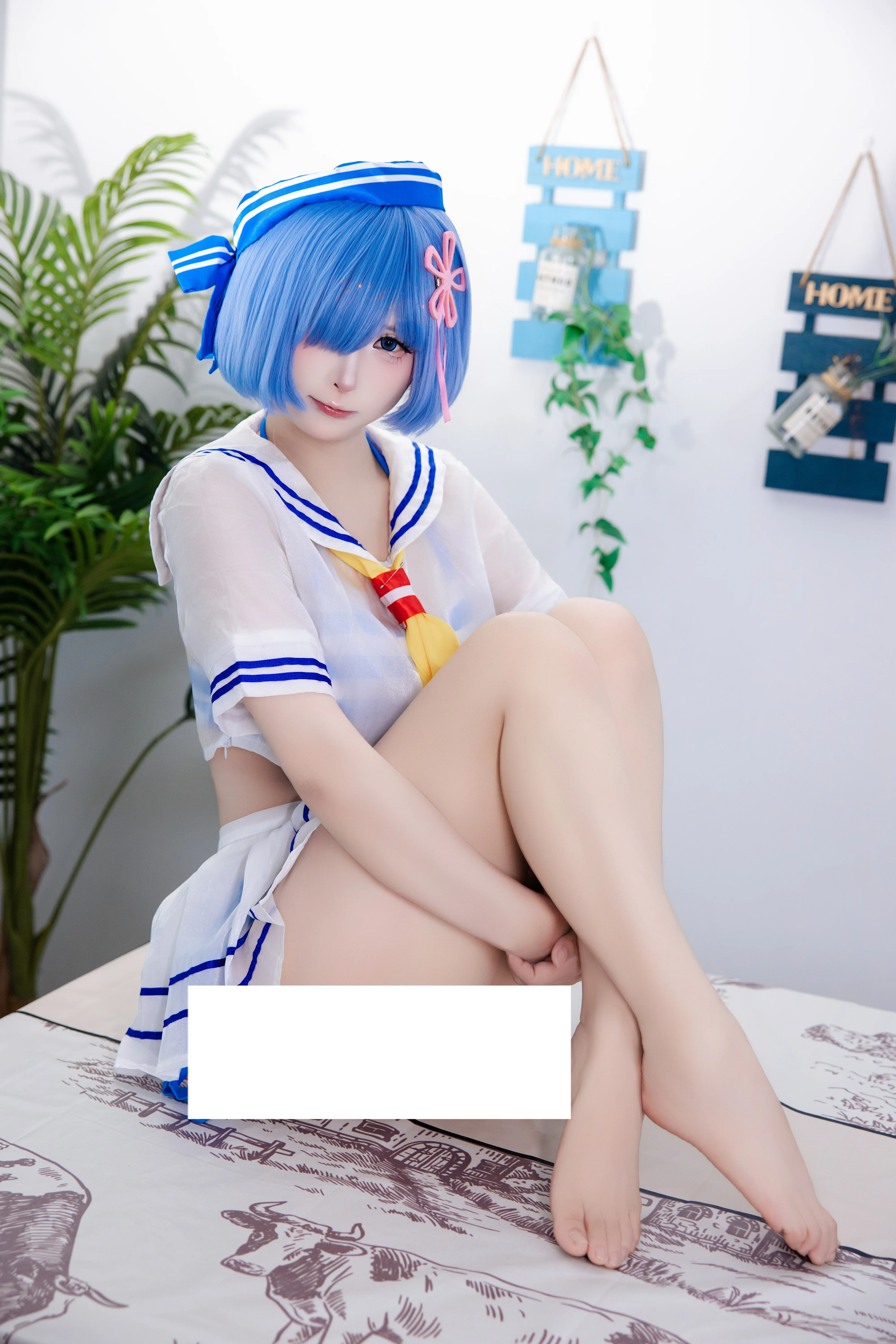 【蕾姆cos】从零开始的异世界生活里的夏日水手风 - 第 2 张
