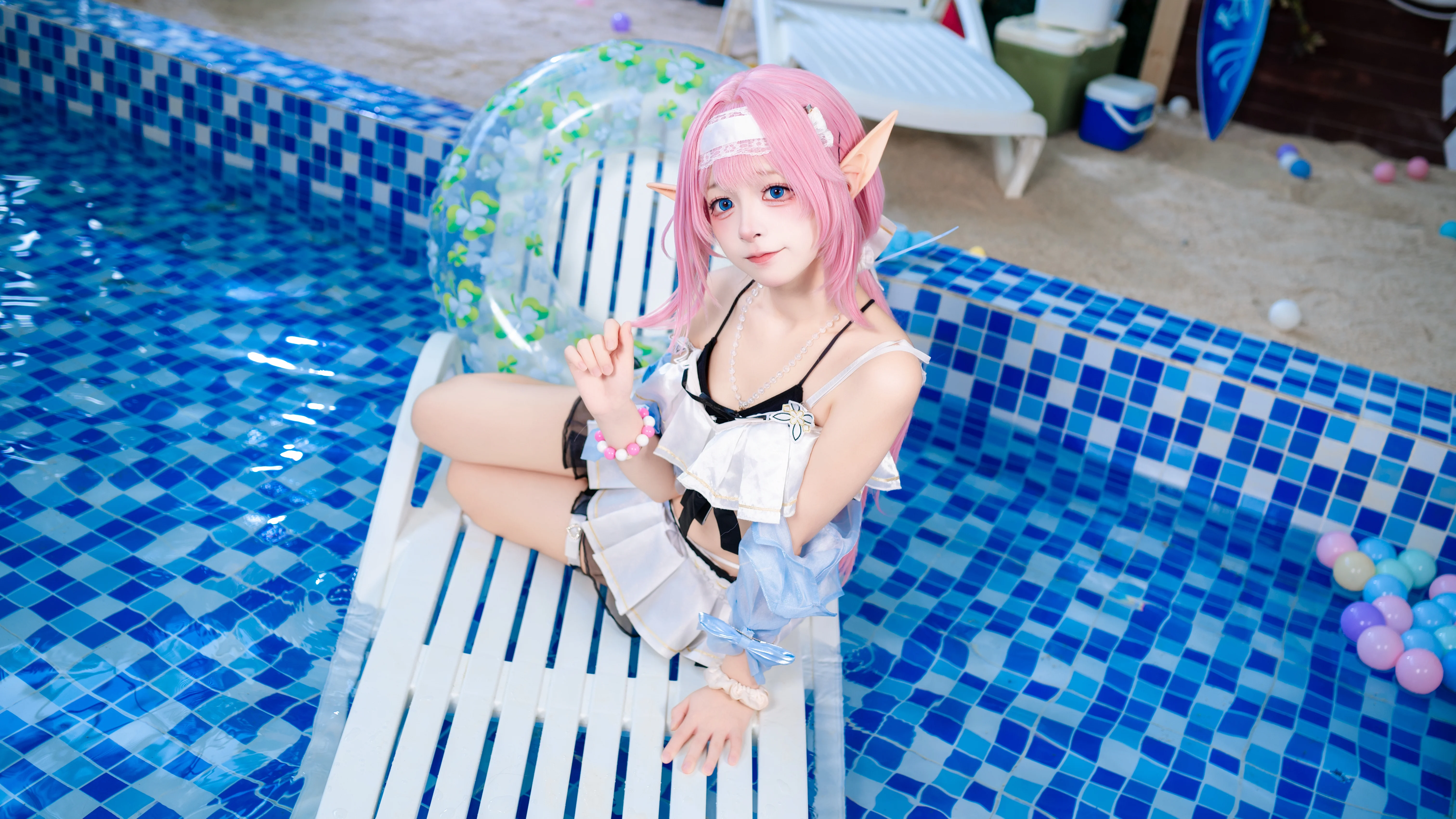 [Elysia Cosplay] Holidays in Honkai Impact 3rd, An Encounter of Swimsuits and Light and Shadow - Image 3