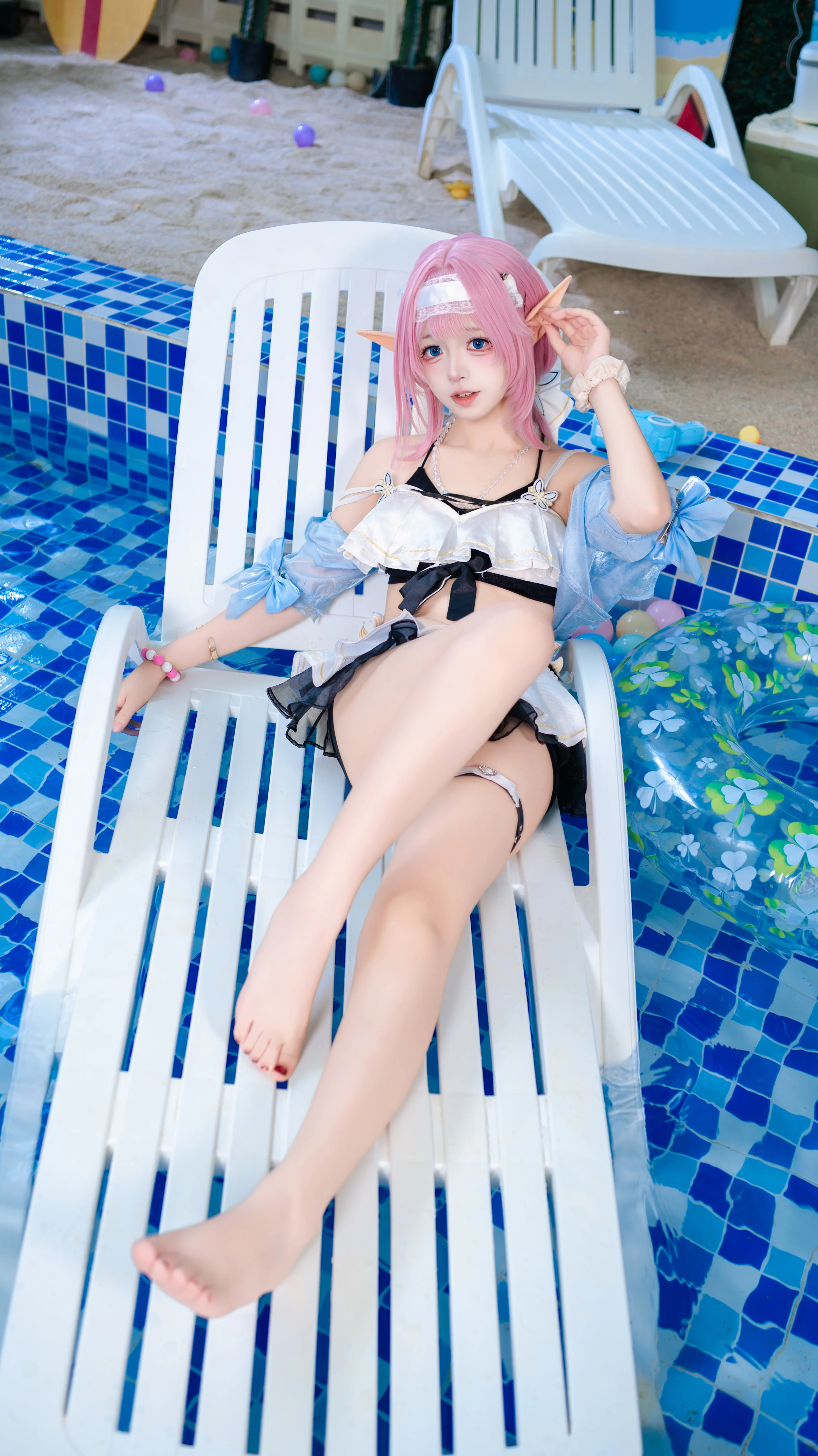 [Elysia Cosplay] Holidays in Honkai Impact 3rd, An Encounter of Swimsuits and Light and Shadow - Image 4