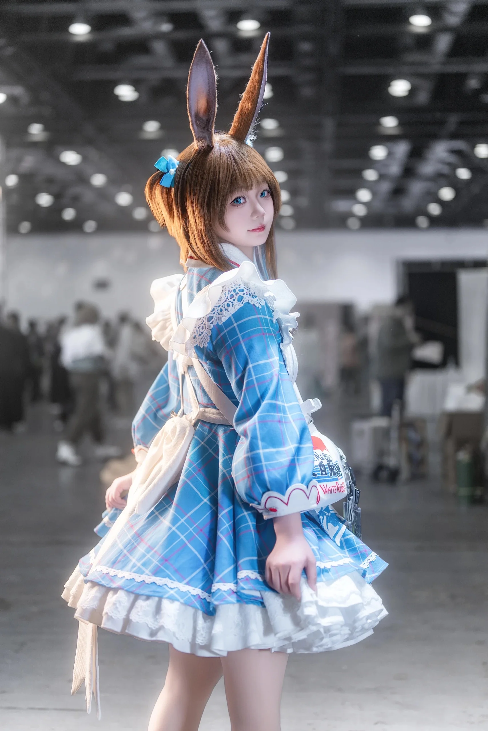 【アーミヤ コスプレ】青白チェックのうさぎメイド、イベント写真が届きました！