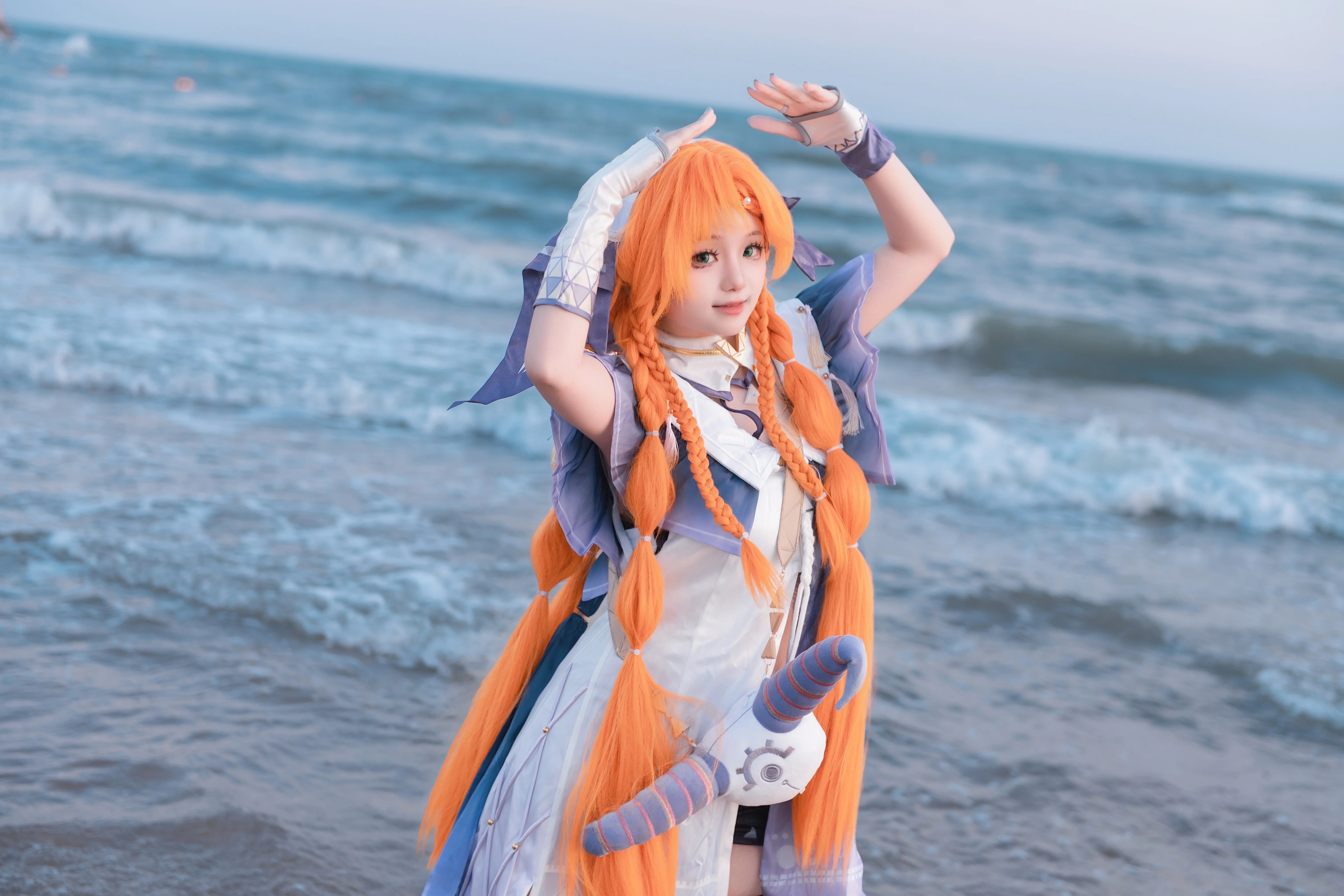【西格莉卡cos】鸣潮的海风里，回应浪花的旋律
