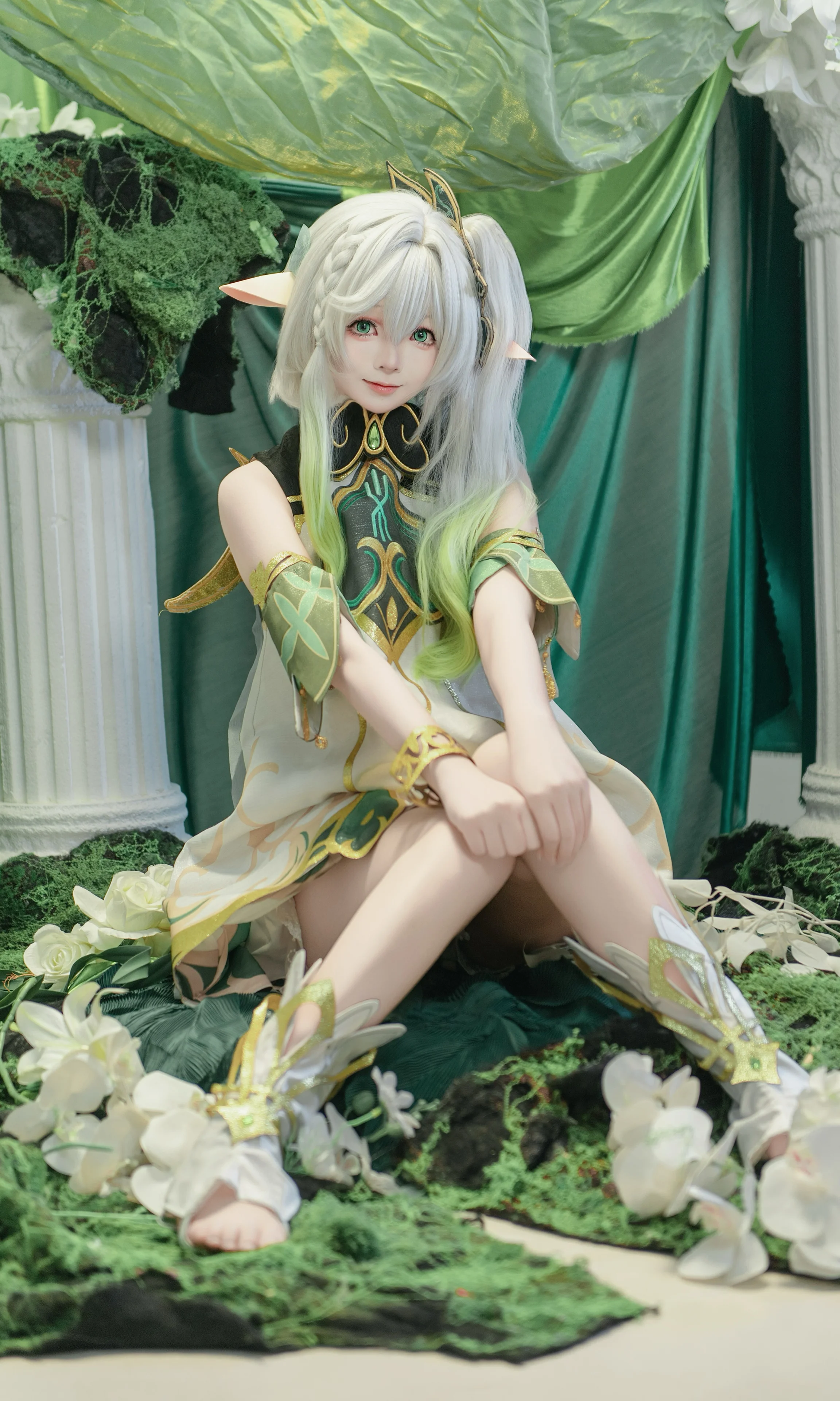 [Nahida Cosplay] Genshin Impact Dendro Archon Descends – Staying Elegant Even During Finals Week