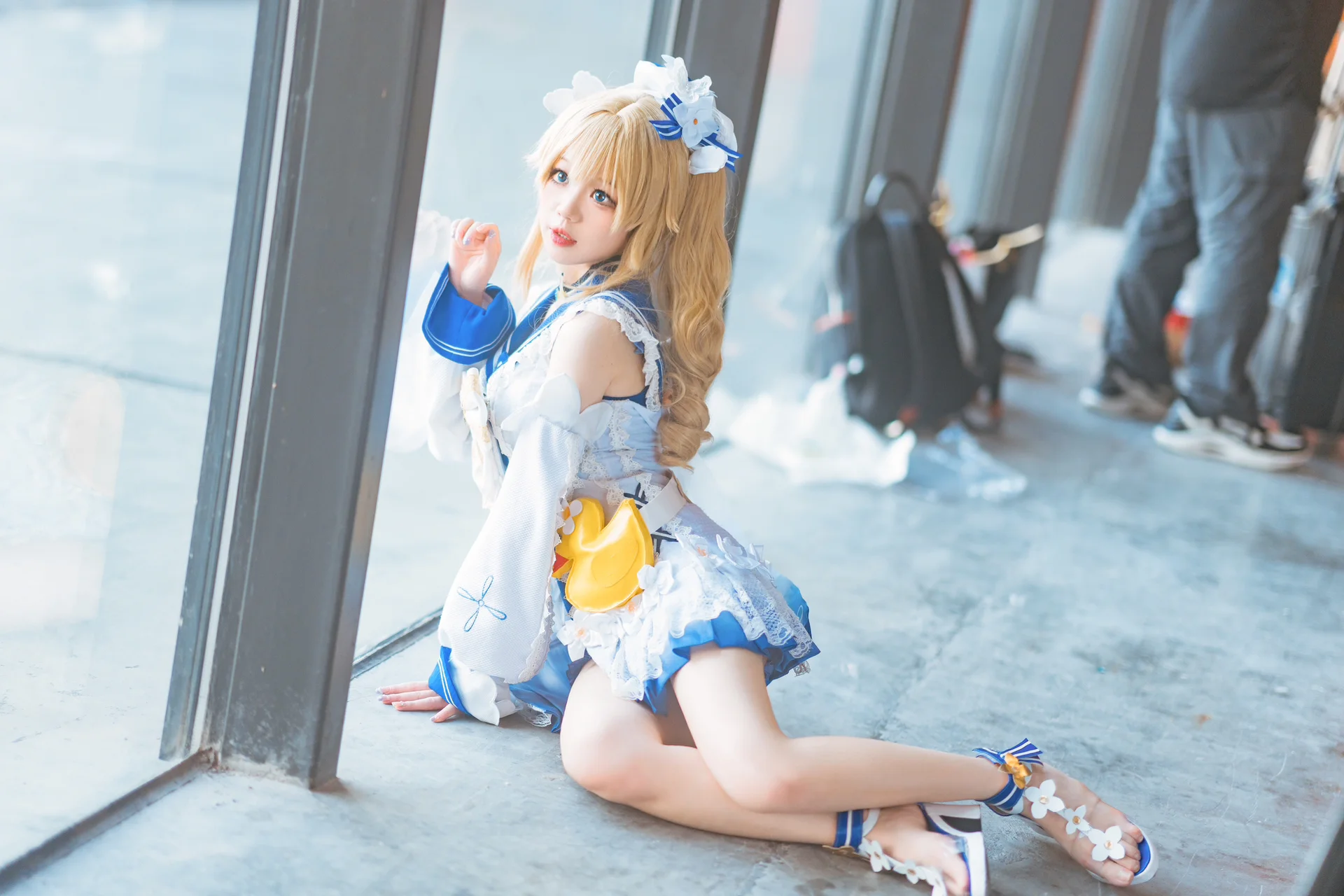 【芭芭拉cos】夏日的原神漫展，CPSP第一天打卡记录 - 第 1 张