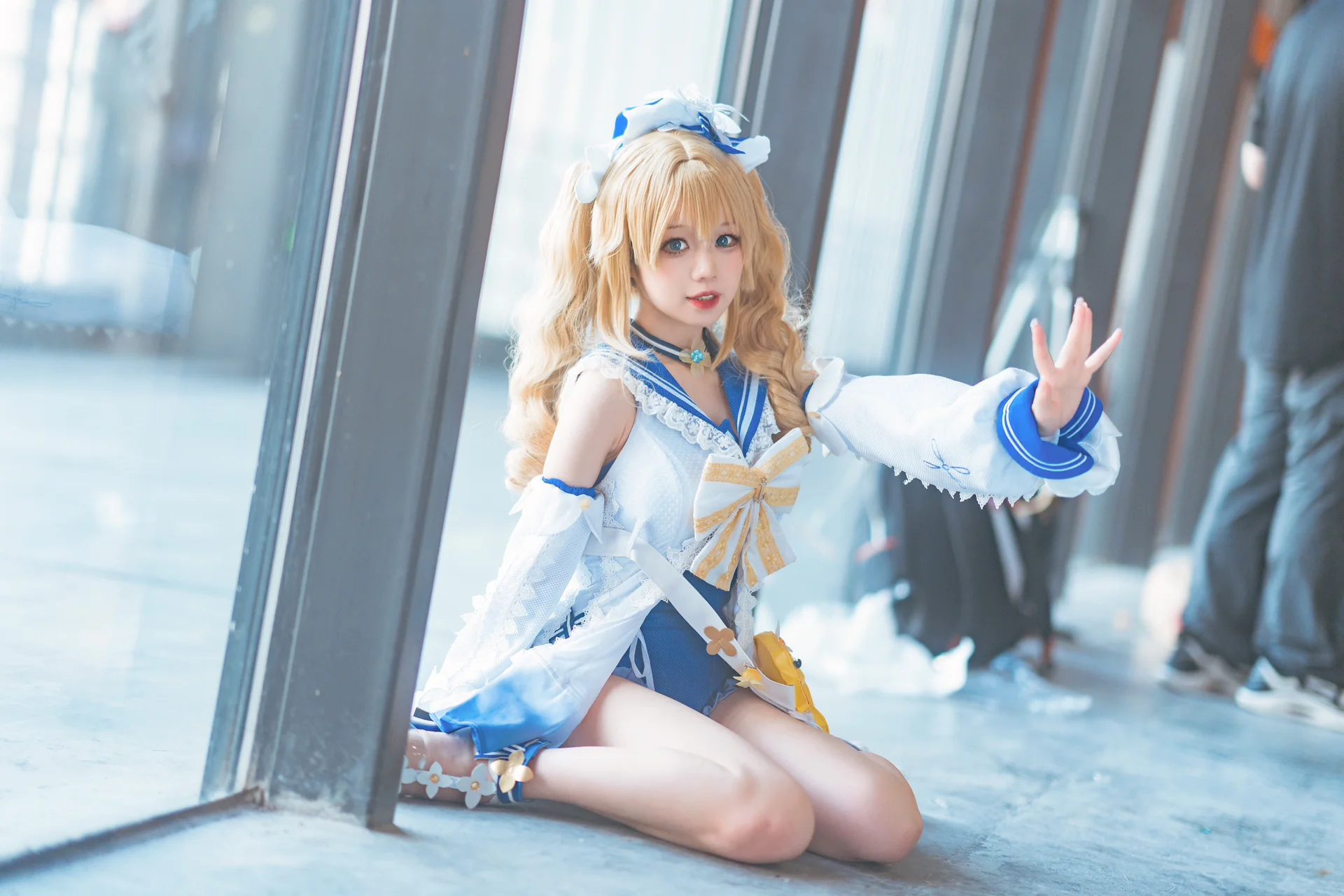 【芭芭拉cos】夏日的原神漫展，CPSP第一天打卡记录