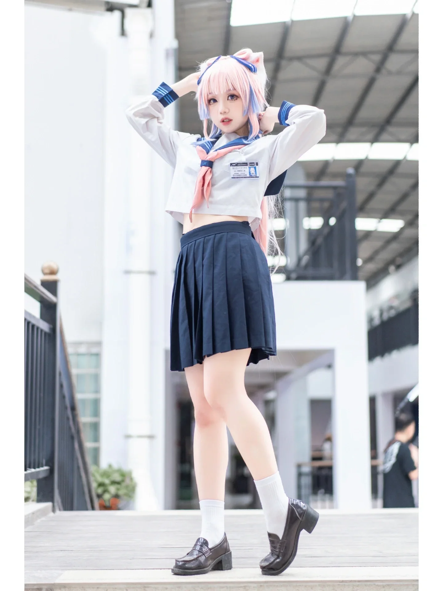 【珊瑚宫心海cos】自搭制服，是心海也是女高中生 - 第 3 张