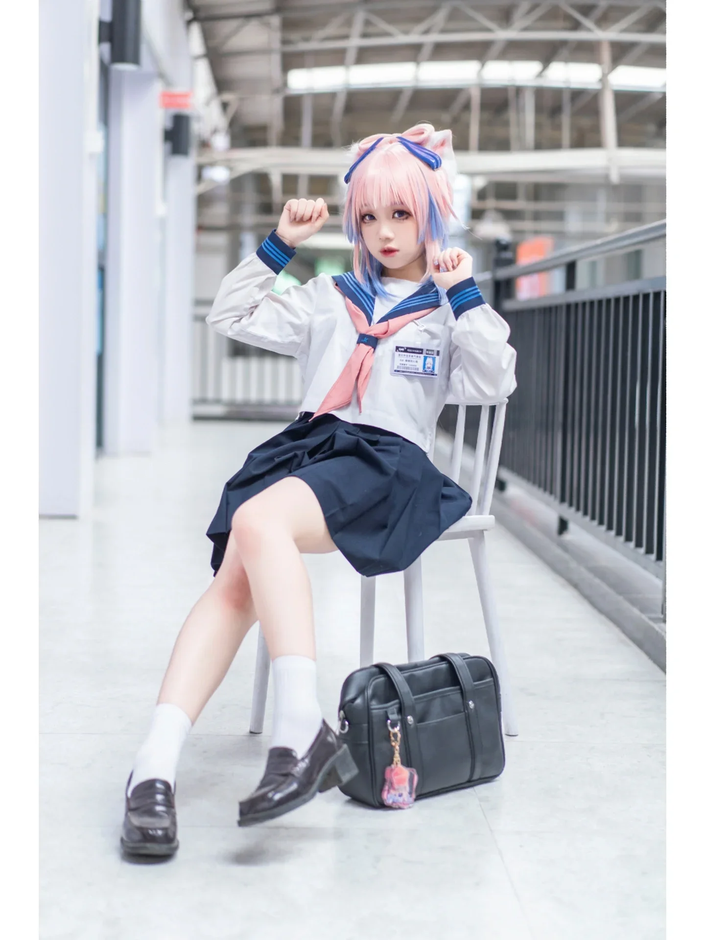 【珊瑚宫心海cos】自搭制服，是心海也是女高中生 - 第 6 张