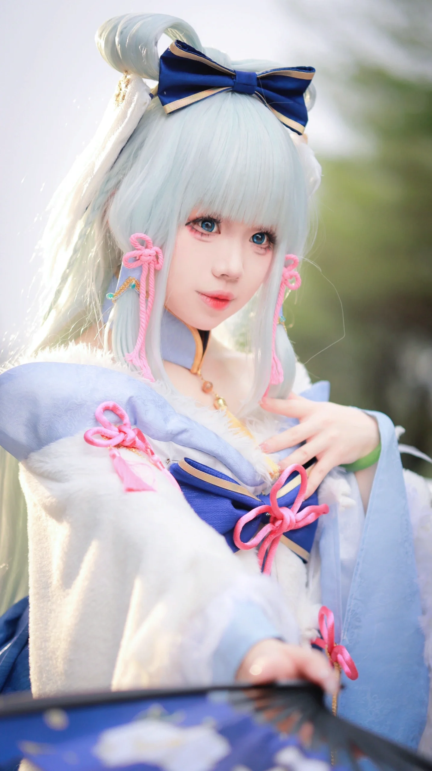 【神里绫华cos】广州AP漫展现场返图，白鹭公主的冰爽夏日