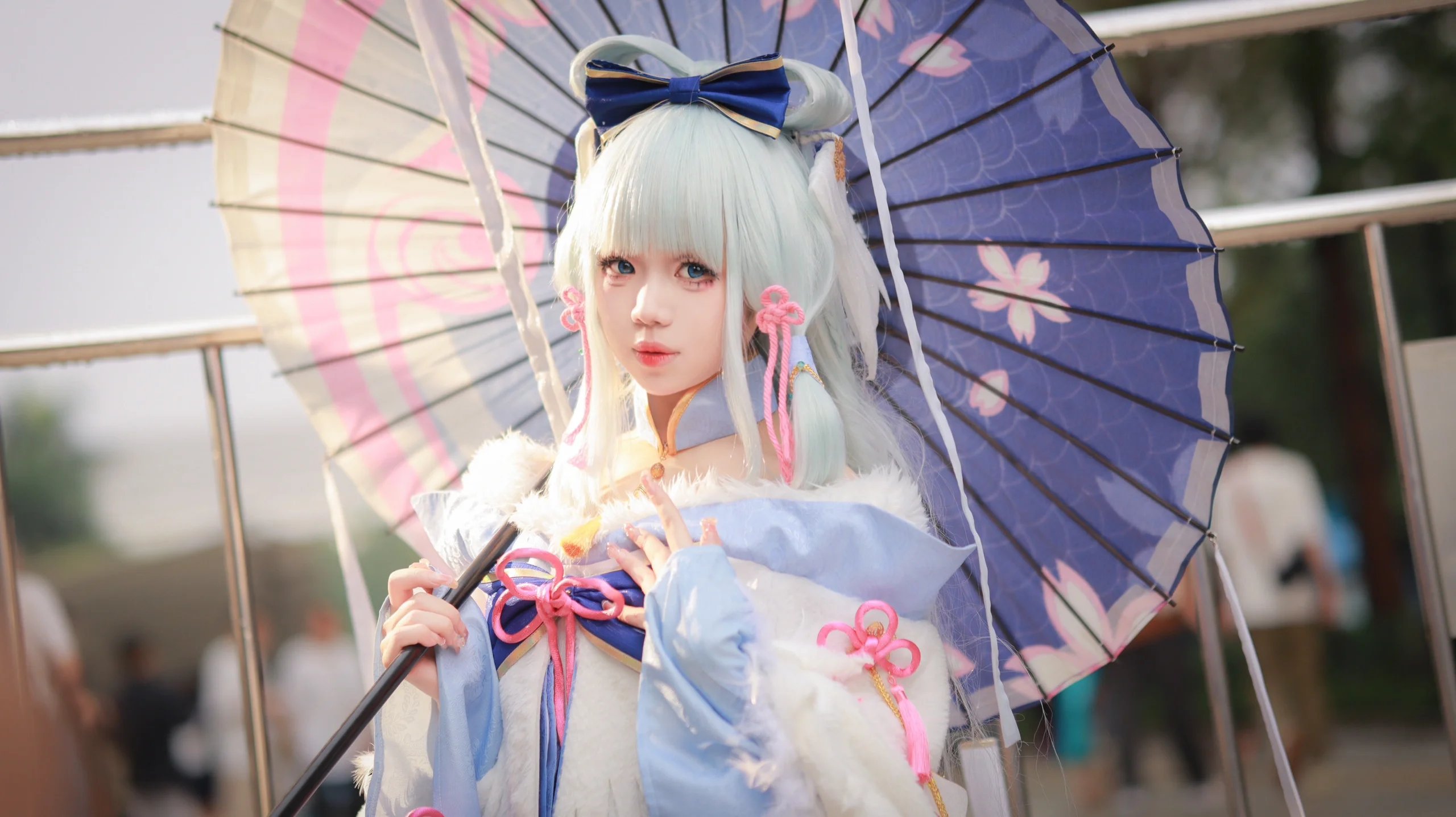 【神里绫华cos】广州AP漫展现场返图，白鹭公主的冰爽夏日 - 第 2 张