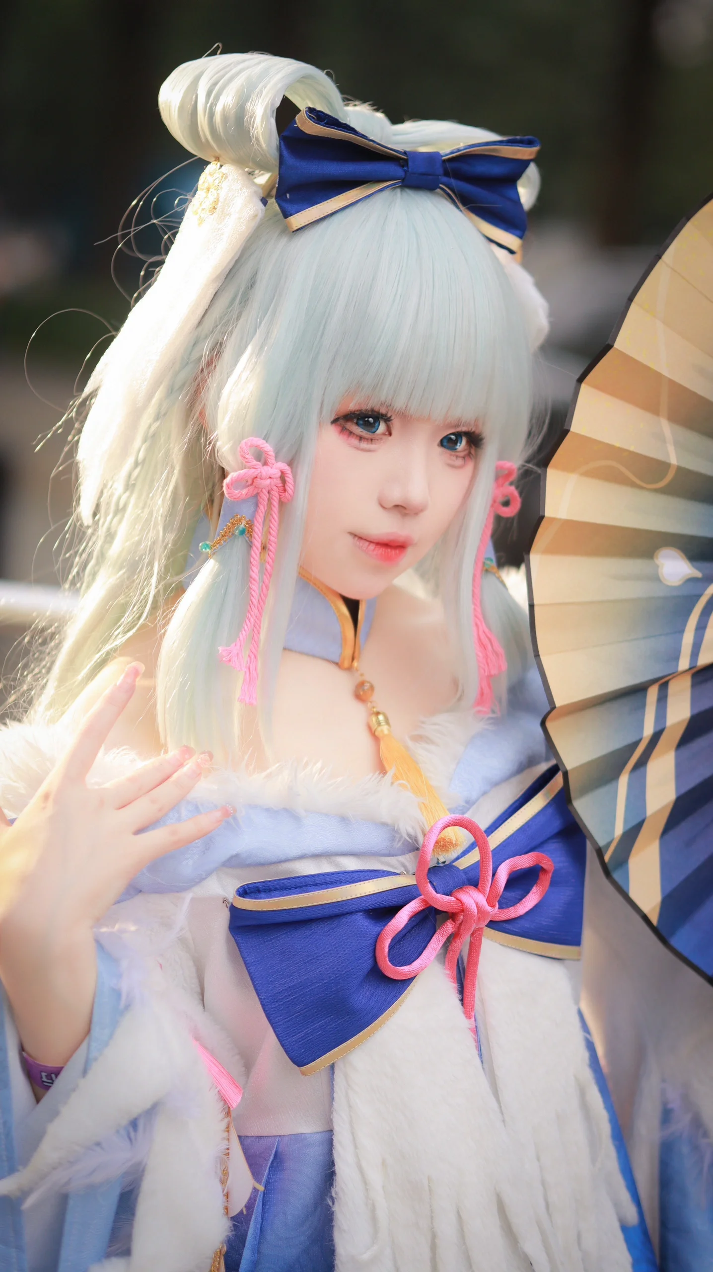 【神里绫华cos】广州AP漫展现场返图，白鹭公主的冰爽夏日 - 第 3 张