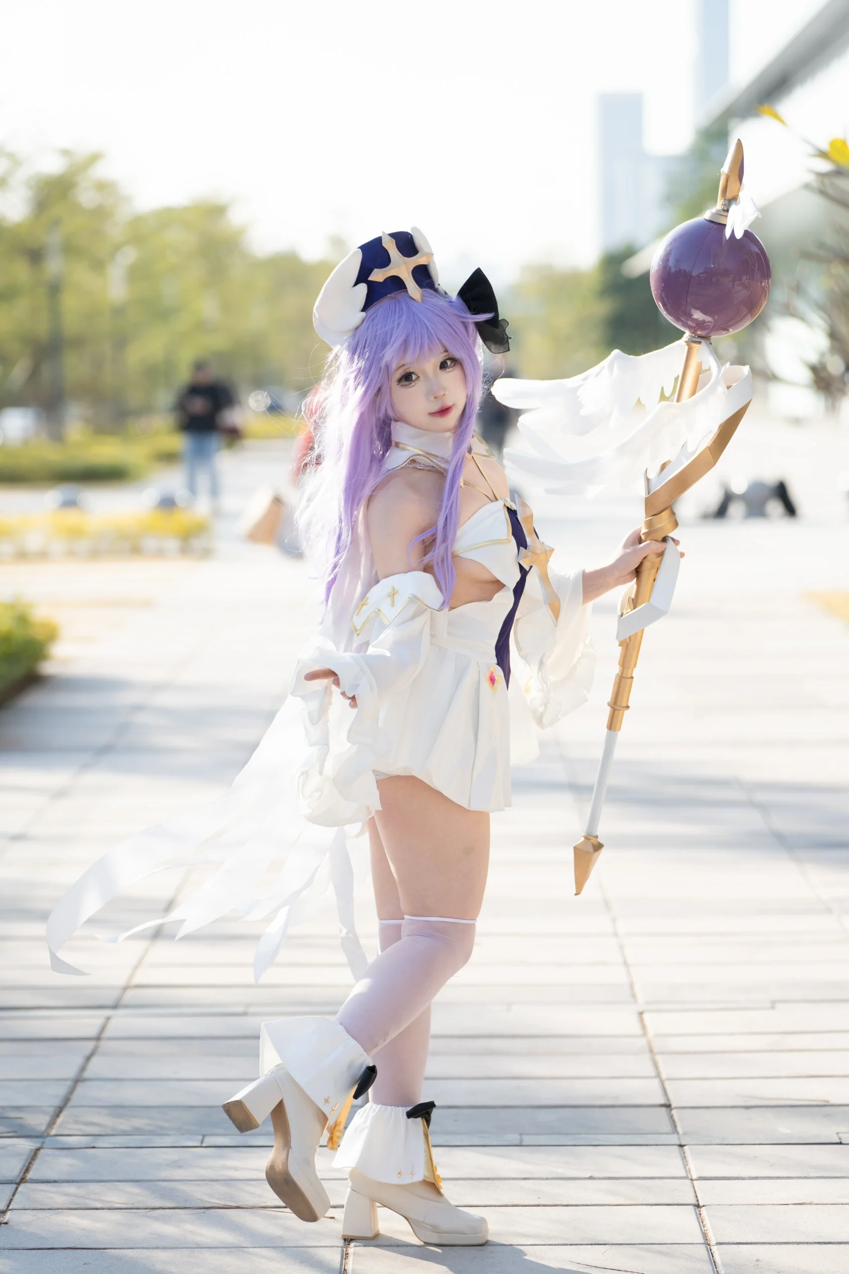 【独角兽cos】碧蓝航线白纱与紫发的场外定格 - 第 2 张