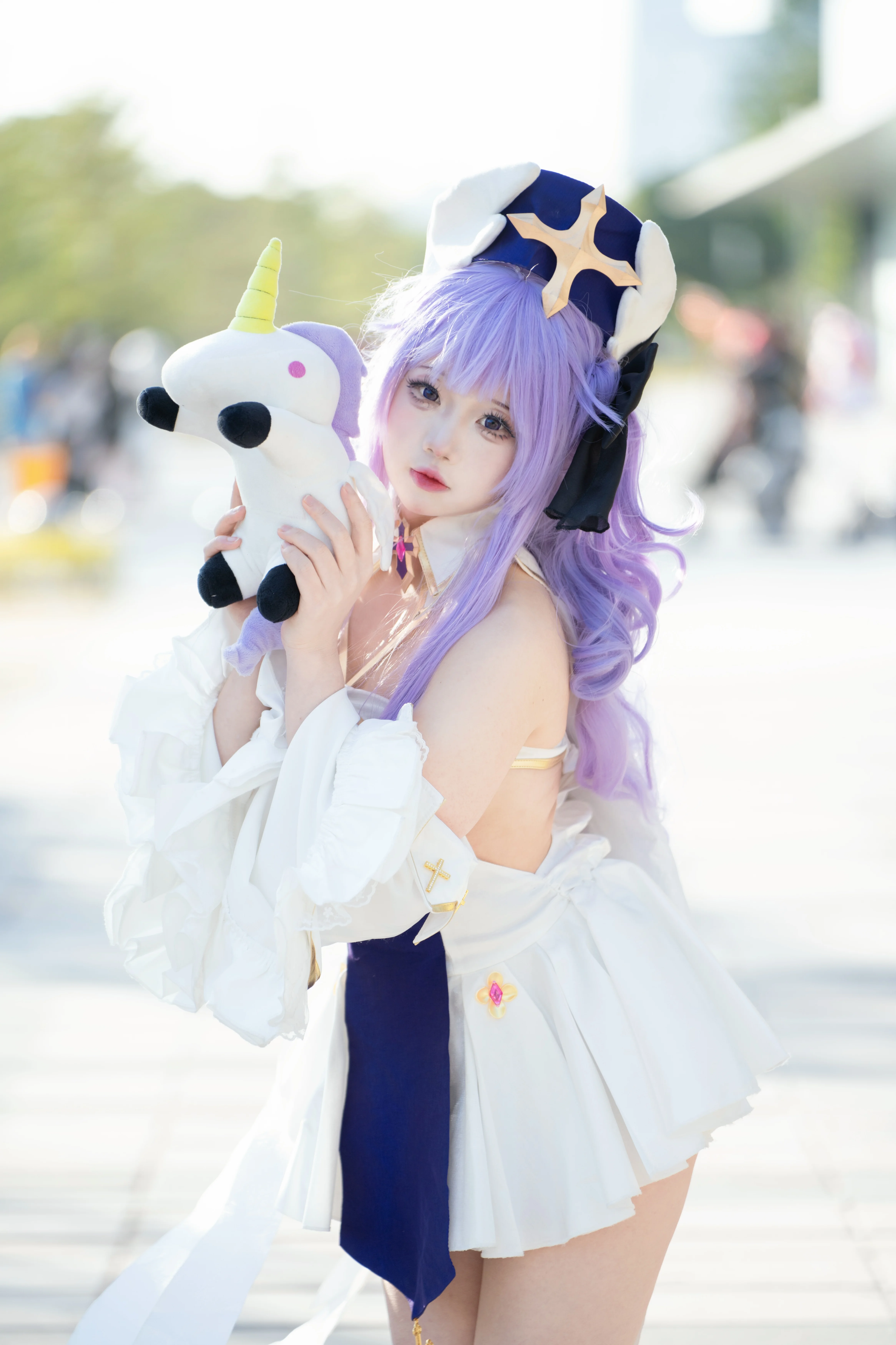 【独角兽cos】碧蓝航线白纱与紫发的场外定格 - 第 8 张