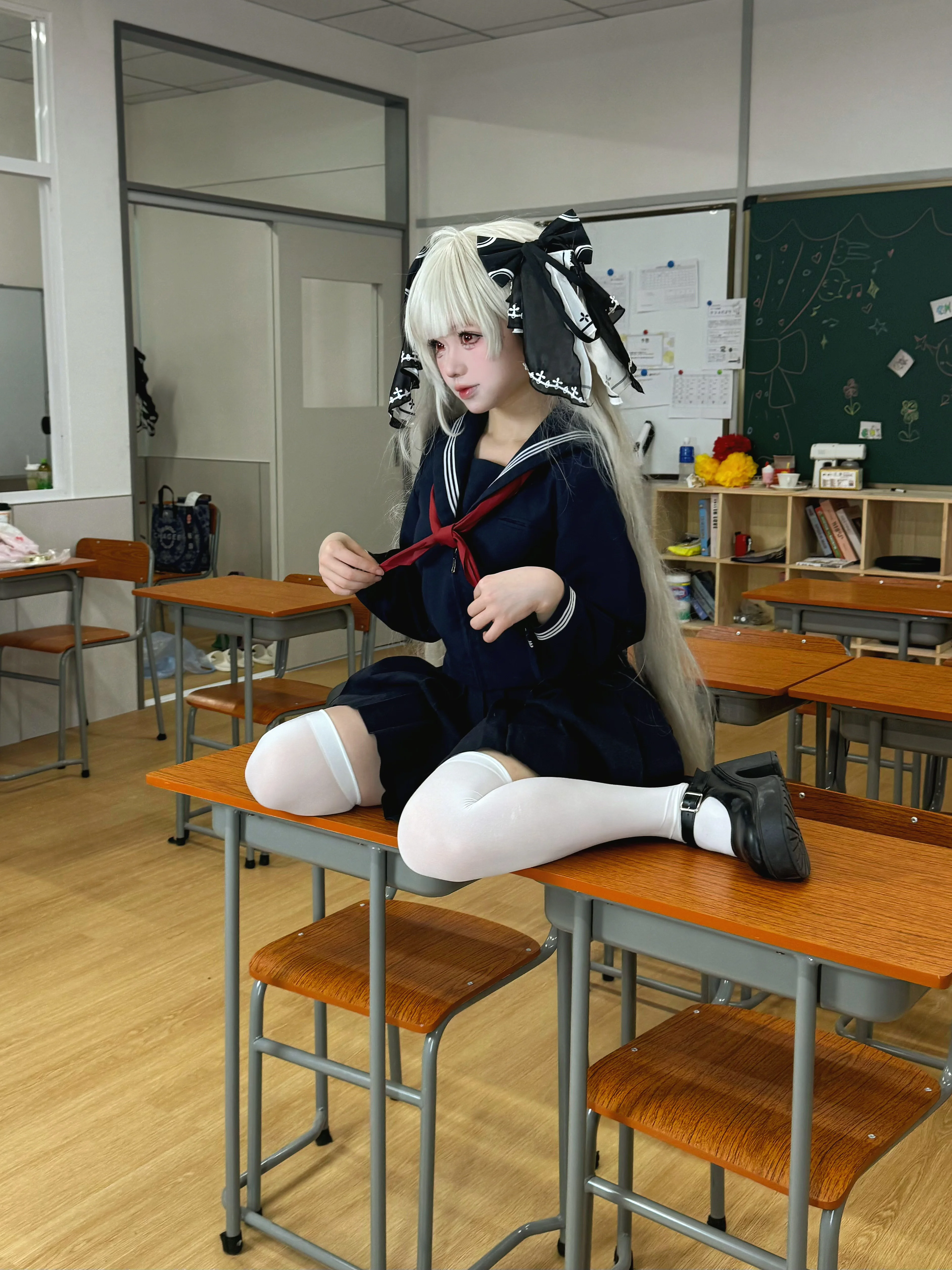 【可畏cos】碧蓝航线校园值日，拍立得记录日常时光