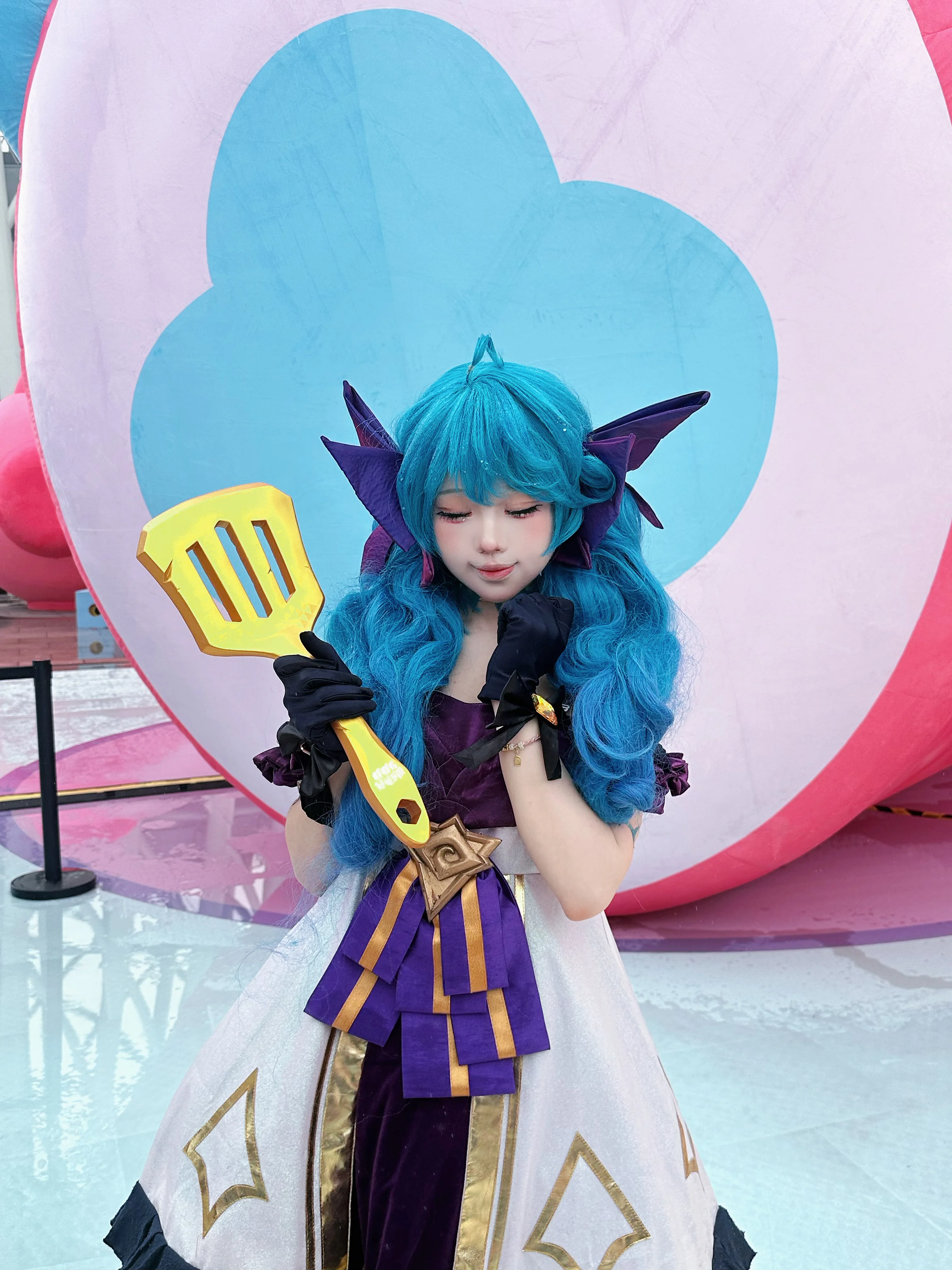 【格温cos】金铲铲之战线下打卡，魔法少女杖换到了大铲铲 - 第 2 张