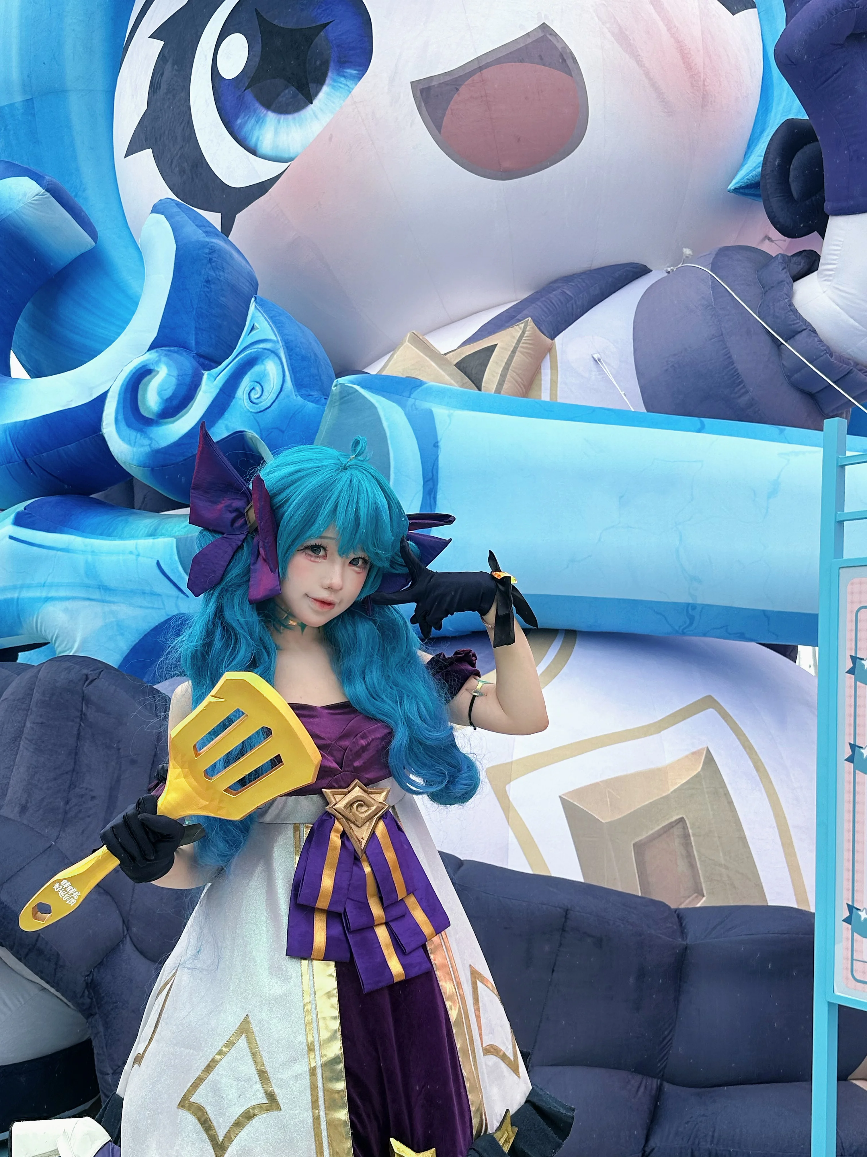 【格温cos】金铲铲之战线下打卡，魔法少女杖换到了大铲铲 - 第 4 张