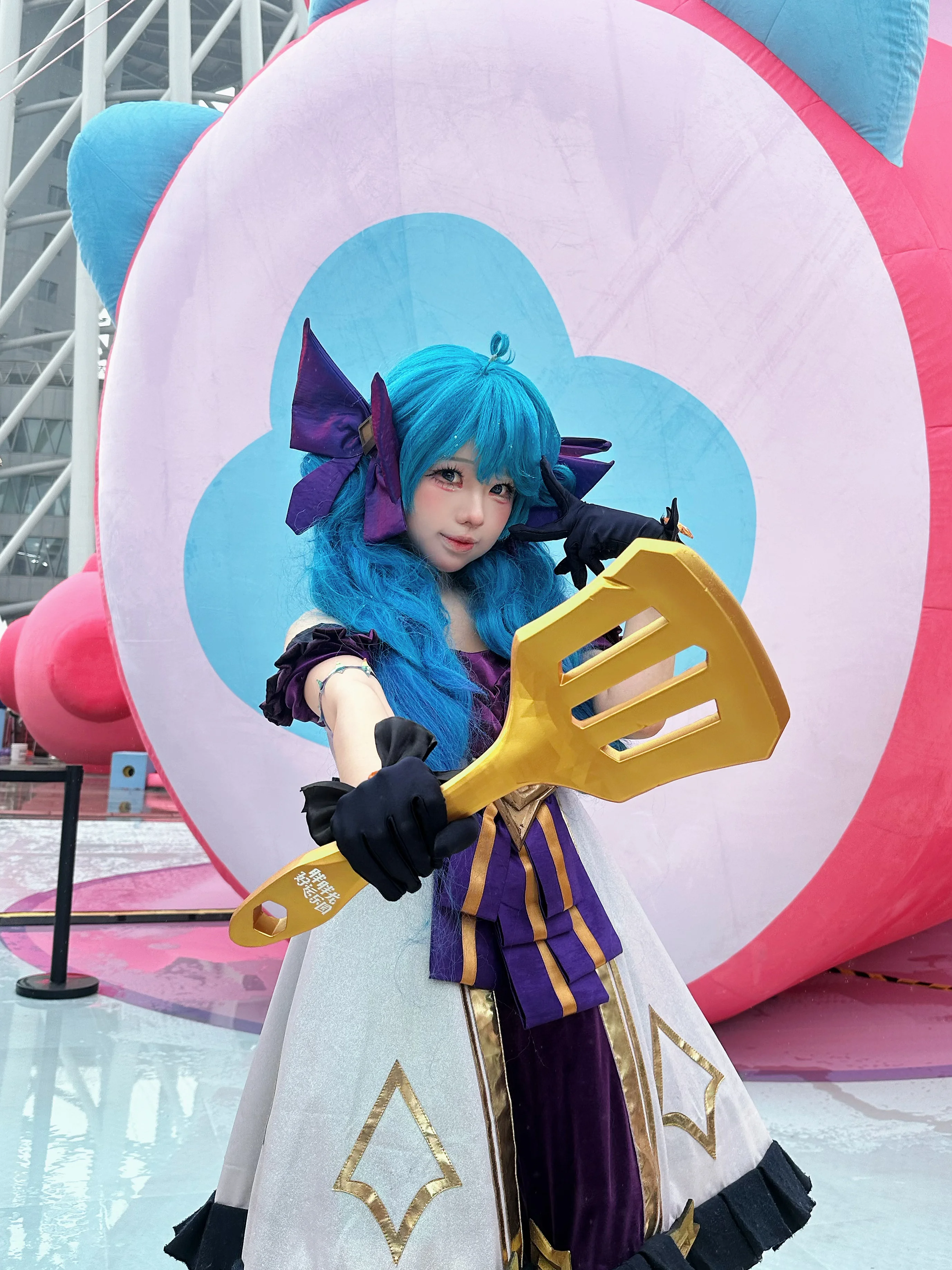 【格温cos】金铲铲之战线下打卡，魔法少女杖换到了大铲铲