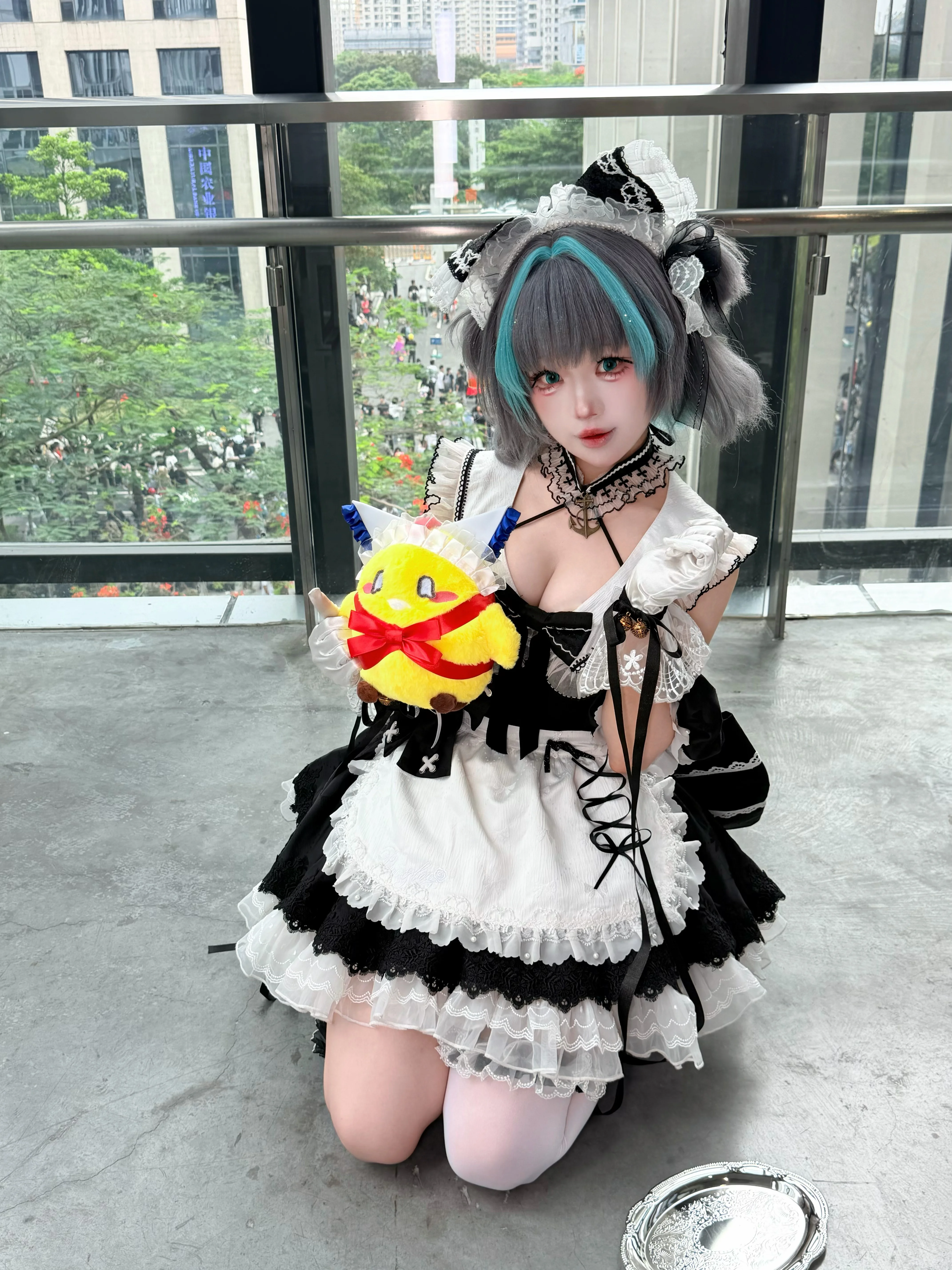 【柴郡cos】碧蓝航线女仆装，萤火虫漫展的现场与分享 - 第 2 张