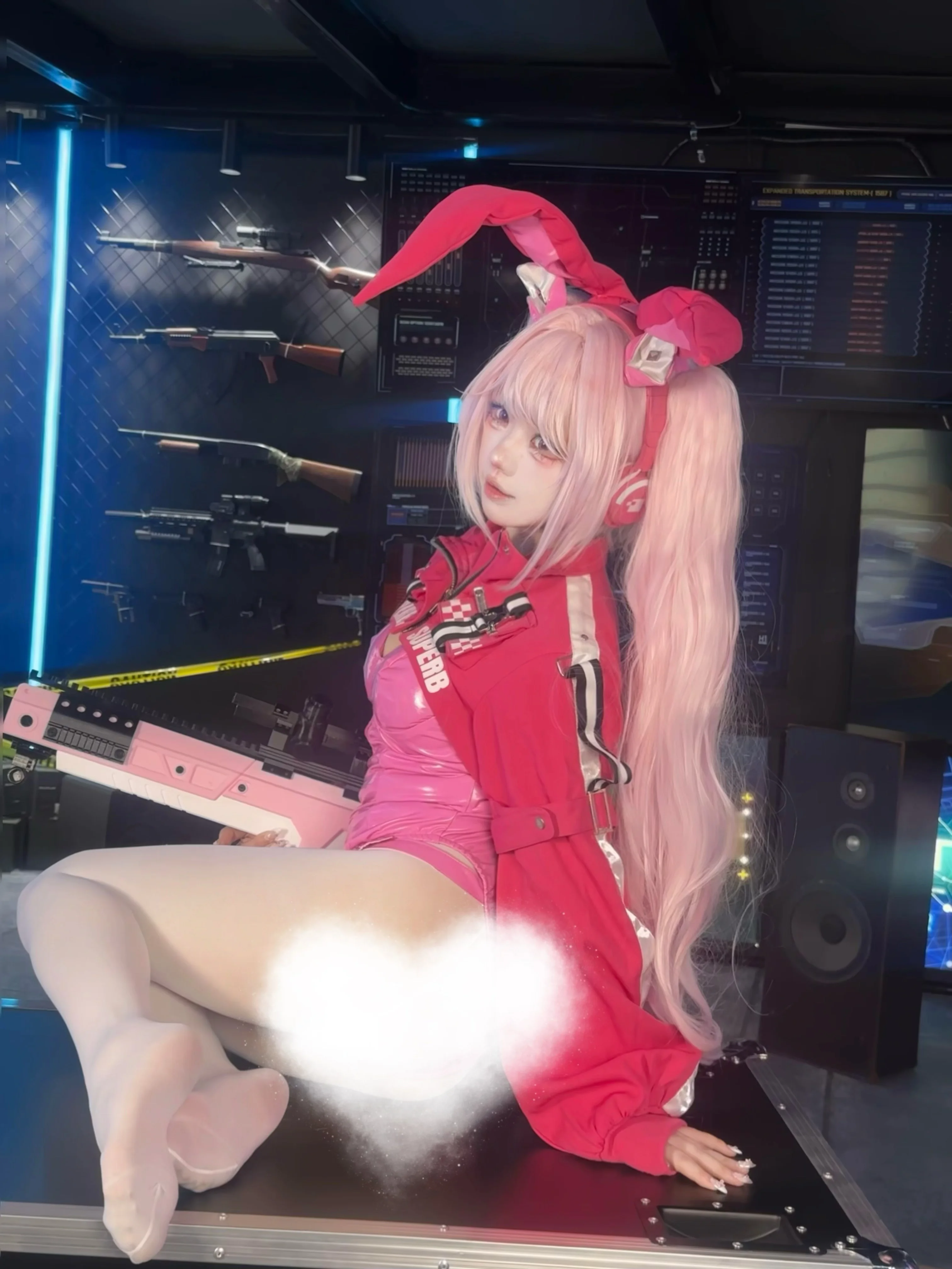 【愛麗絲cos】nikke勝利女神，賽博街道的粉色狙擊手 - 第 6 張