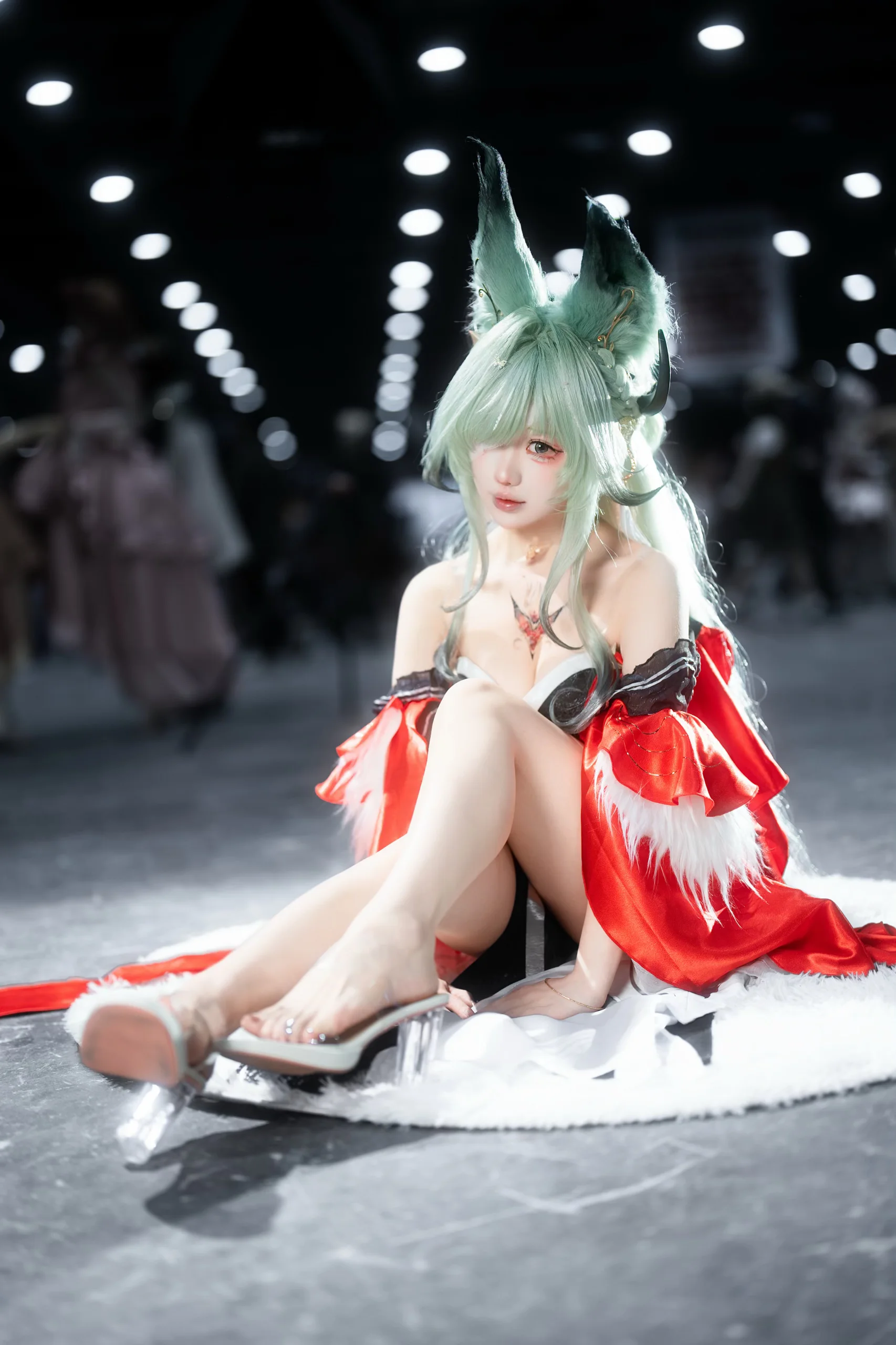 【心月弗cos】鸣潮里的狐耳少女，萤火虫漫展实录 - 第 6 张