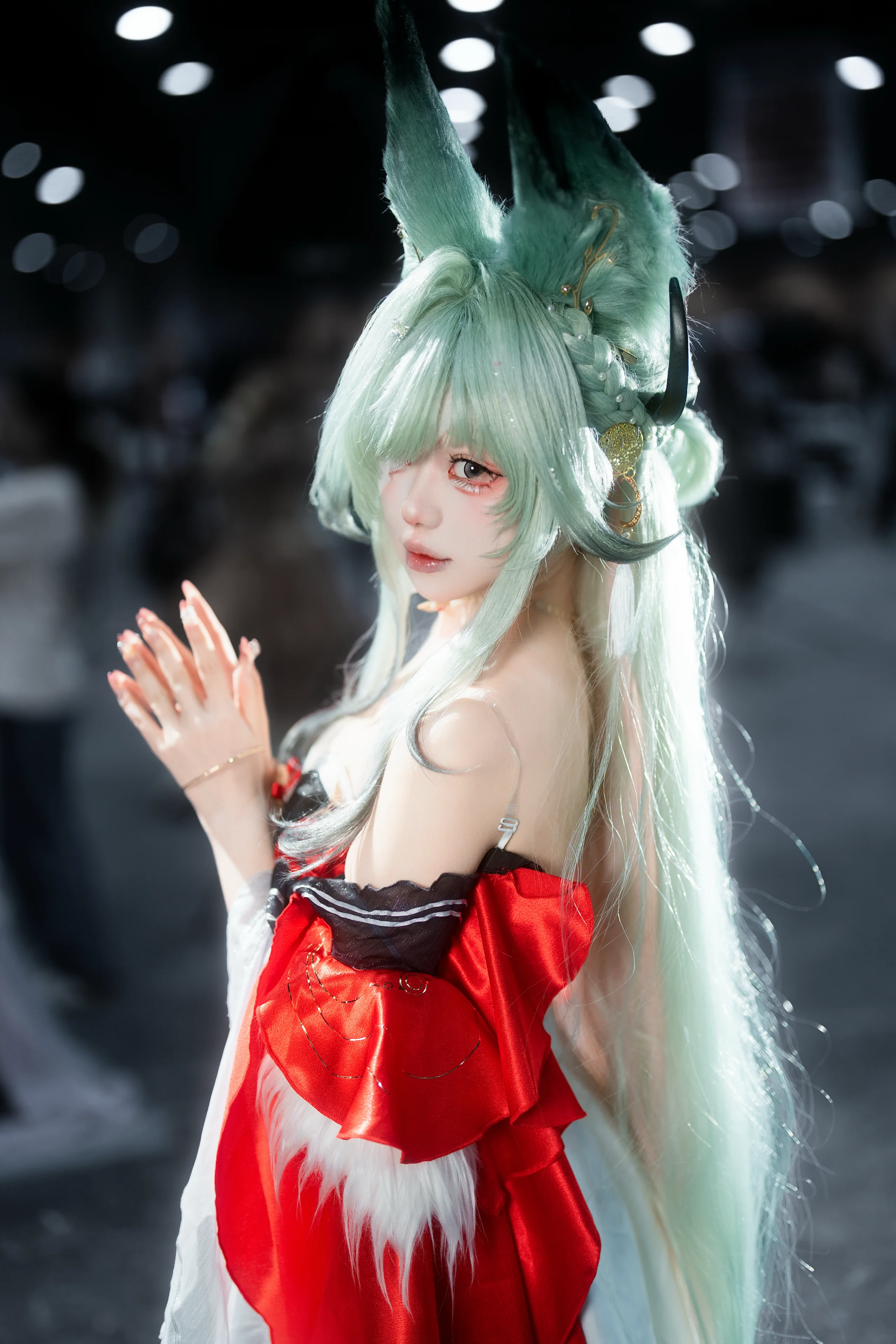 【心月弗cos】鸣潮里的狐耳少女，萤火虫漫展实录 - 第 7 张