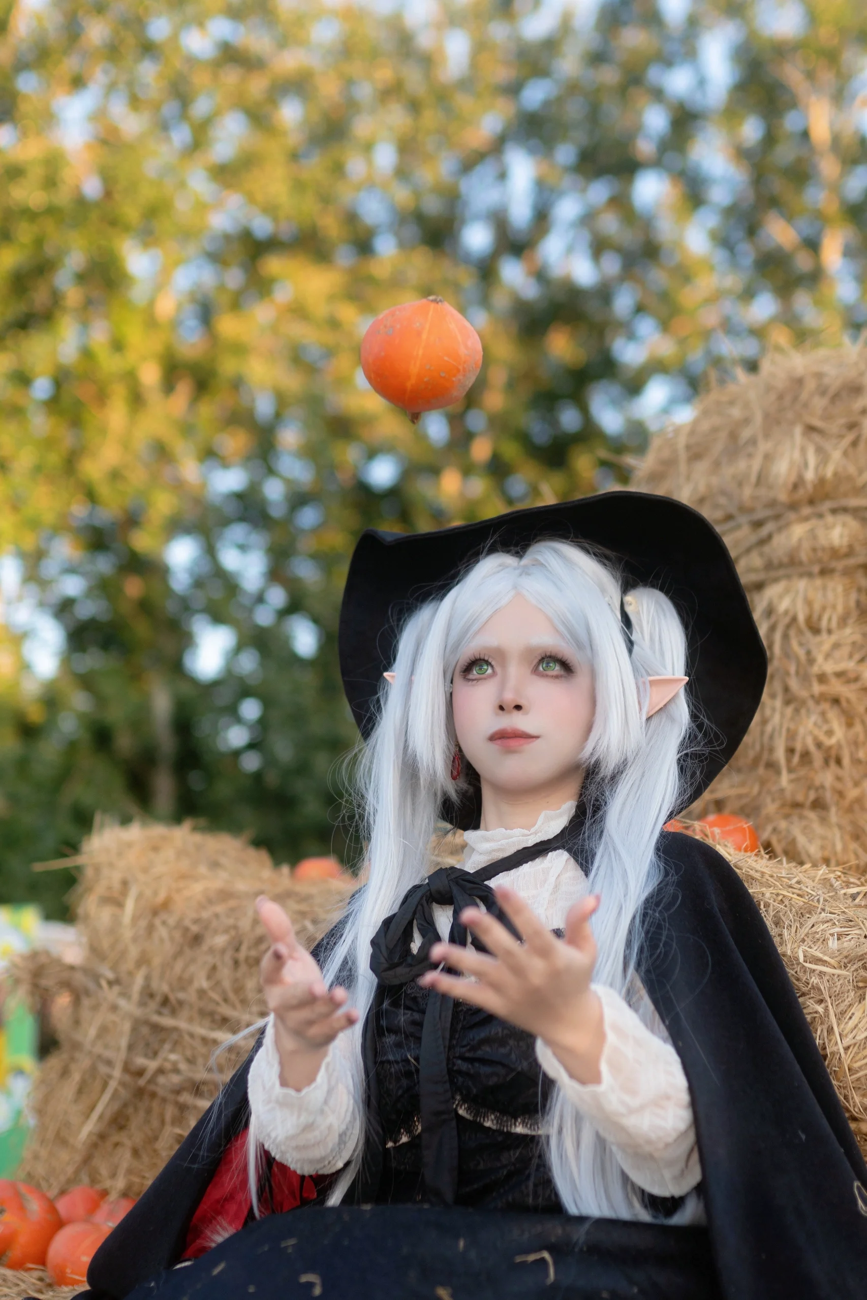 【フリーレン コスプレ】葬送のフリーレンとハロウィーン南瓜怪獣のオリジナルアレンジ（私設）の記録 - 4 枚目
