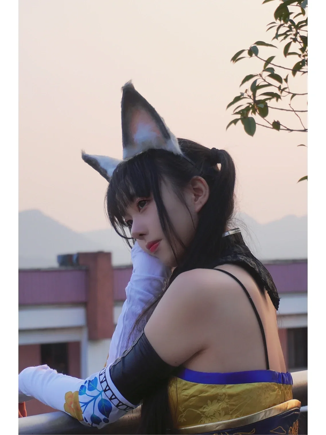 【胡桃cos】永劫无间的天台傍晚随拍 - 第 2 张