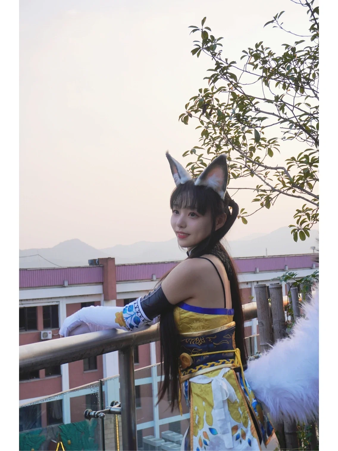 【胡桃cos】永劫无间的天台傍晚随拍 - 第 3 张
