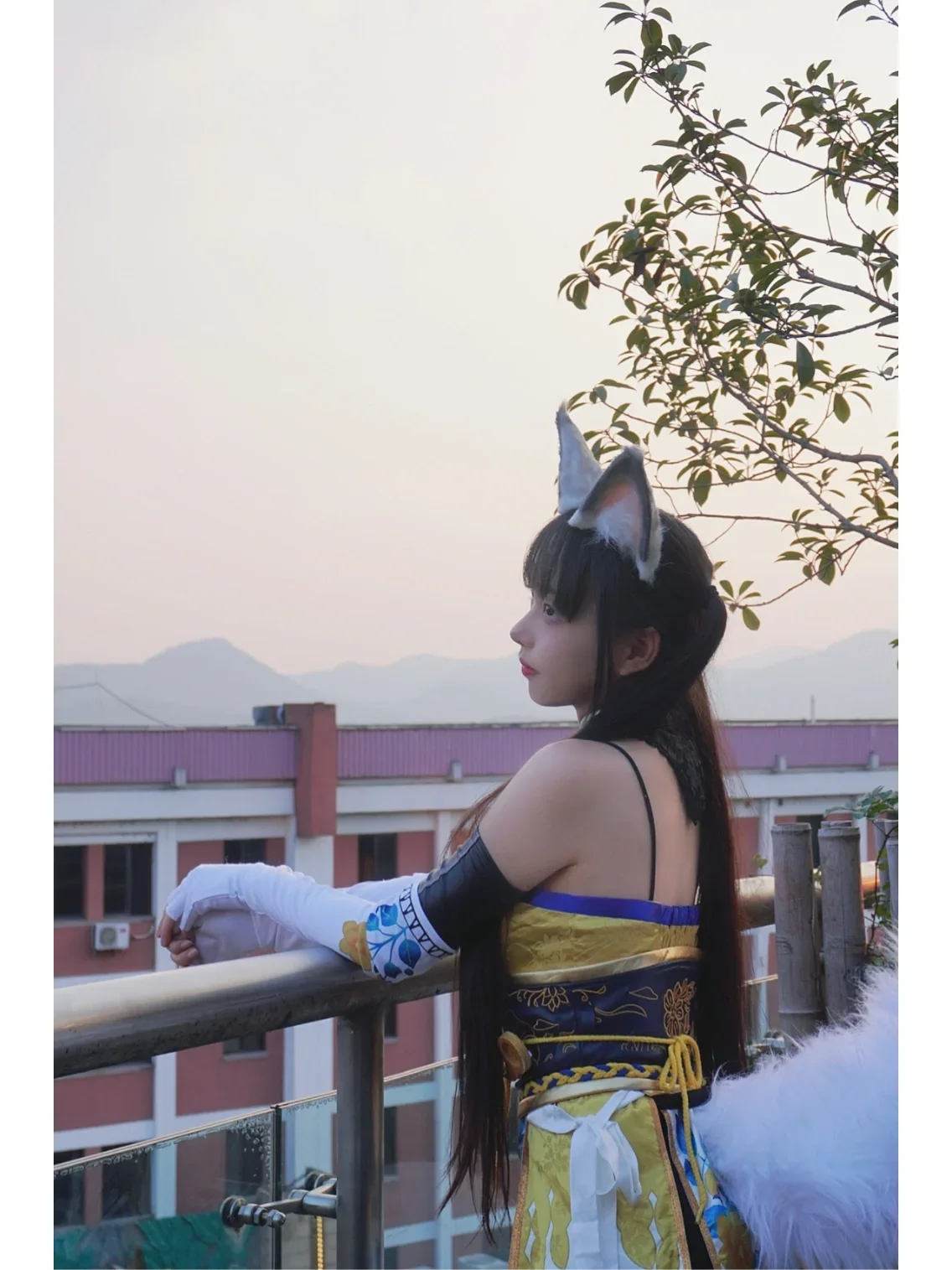 【胡桃cos】永劫无间的天台傍晚随拍 - 第 4 张