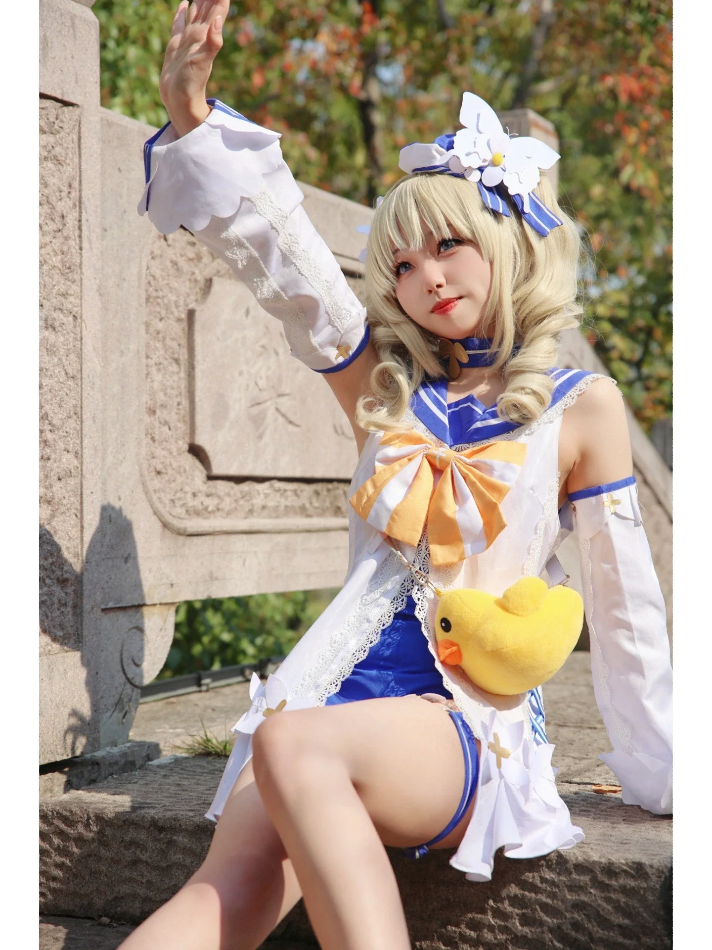 【芭芭拉cos】杭州漫展的水色治愈，原神偶像的明媚外景 - 第 2 张