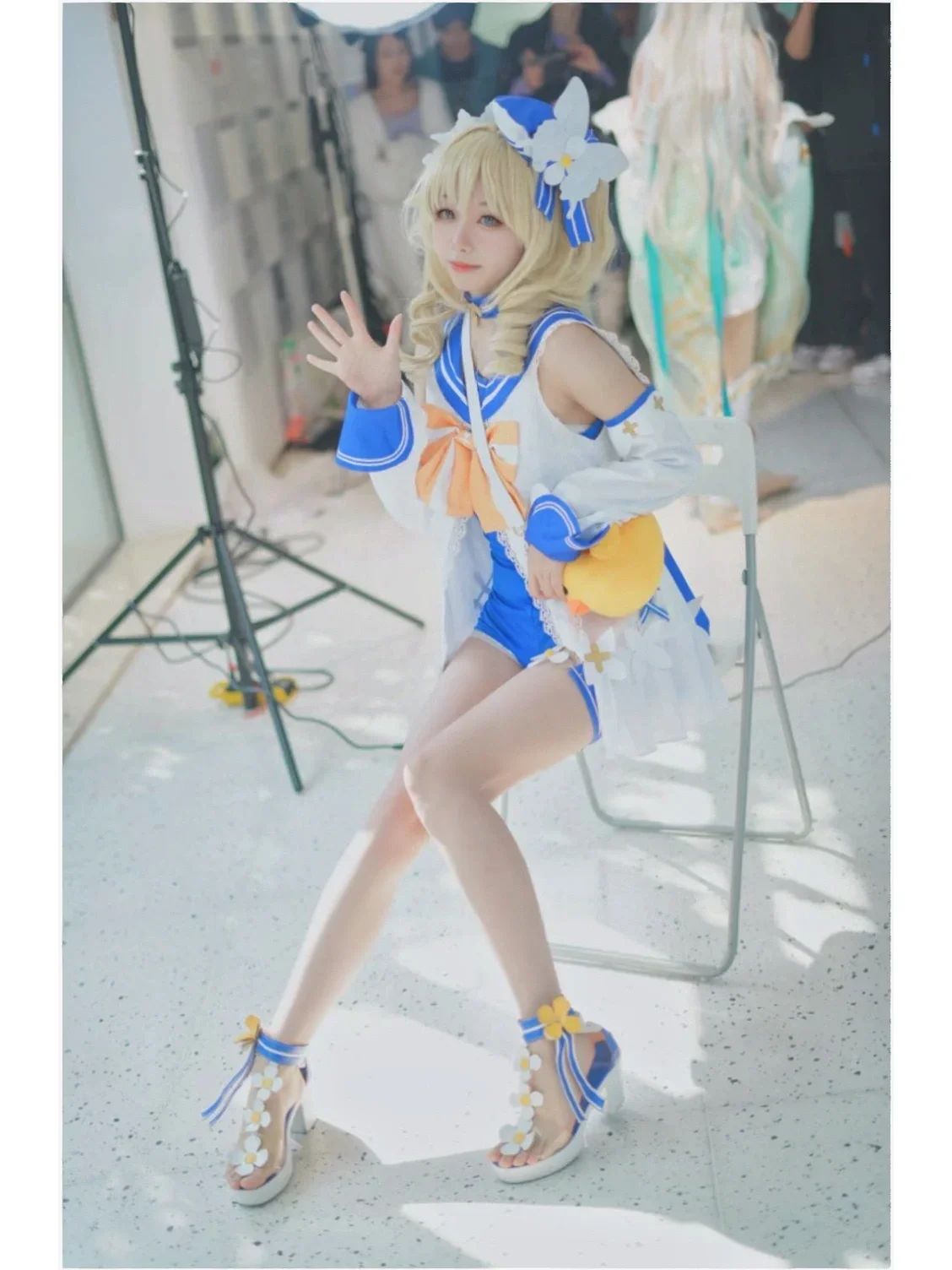 【芭芭拉cos】化身水手服少女，漫展现场闪光归来 - 第 1 张