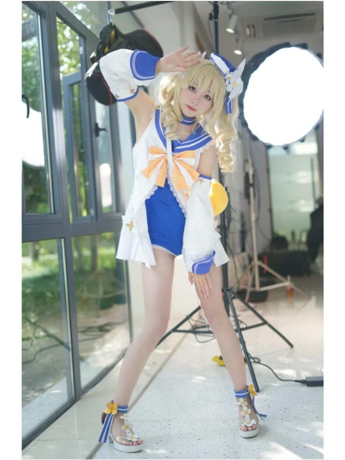 【芭芭拉cos】化身水手服少女，漫展现场闪光归来 - 第 2 张