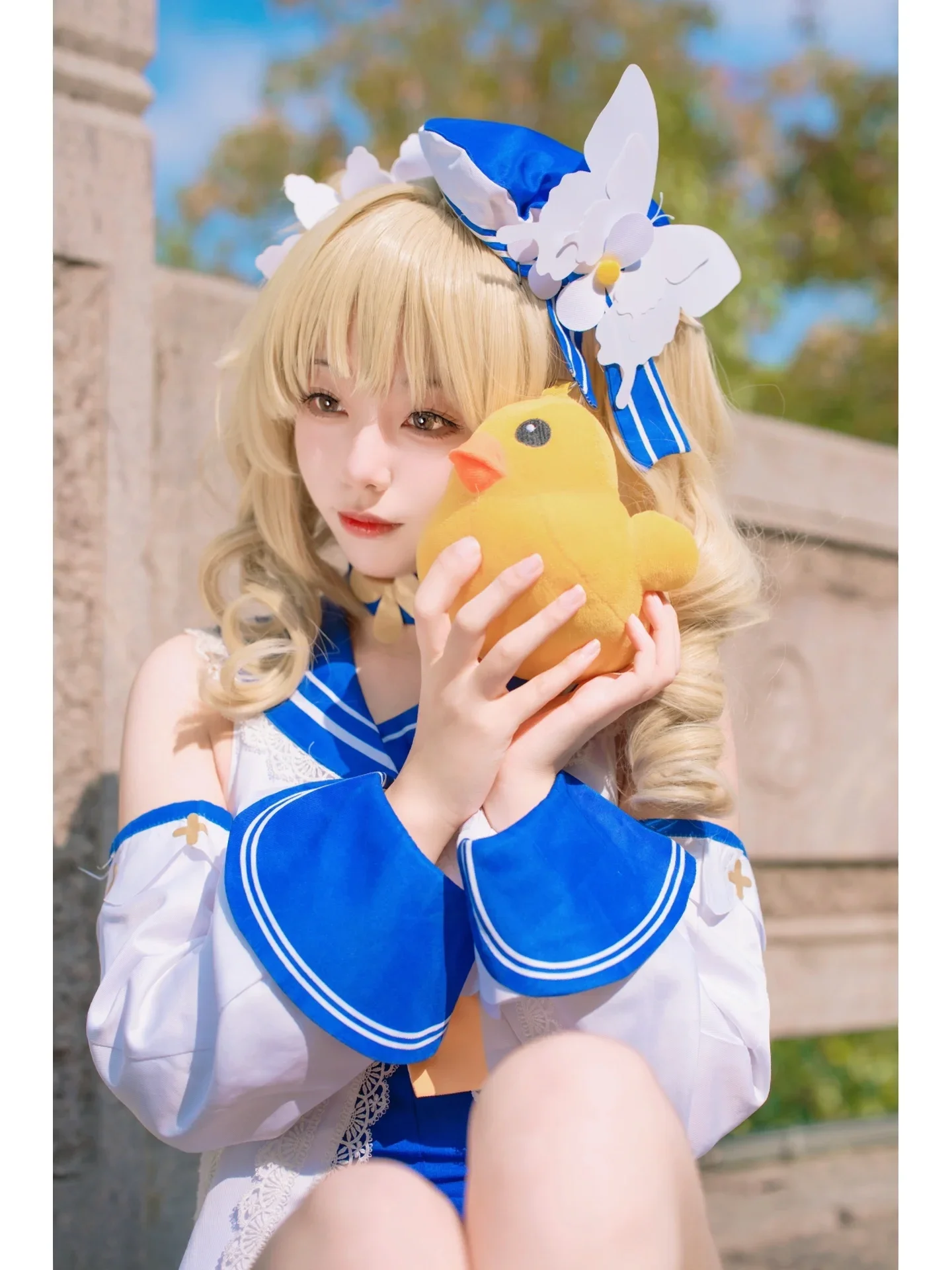 【芭芭拉cos】原神水元素少女的夏日定格 - 第 6 张