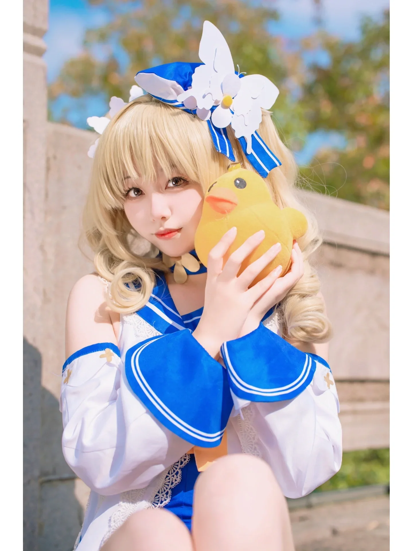 【芭芭拉cos】原神水元素少女的夏日定格 - 第 7 张