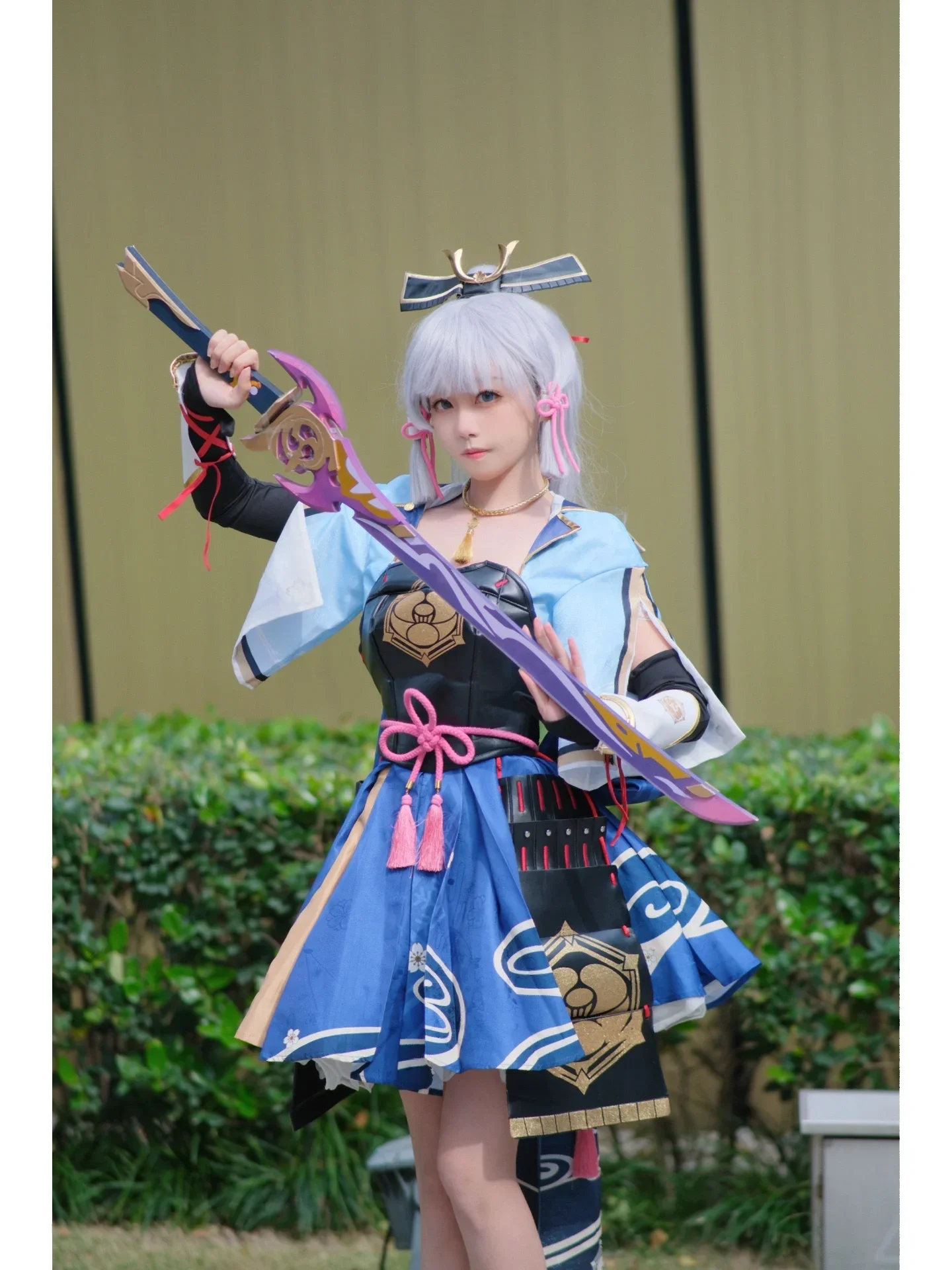 [Kamisato Ayaka Cosplay] Genshin Impact Kamisato Ayaka's Street Milk Tea Time - Image 9