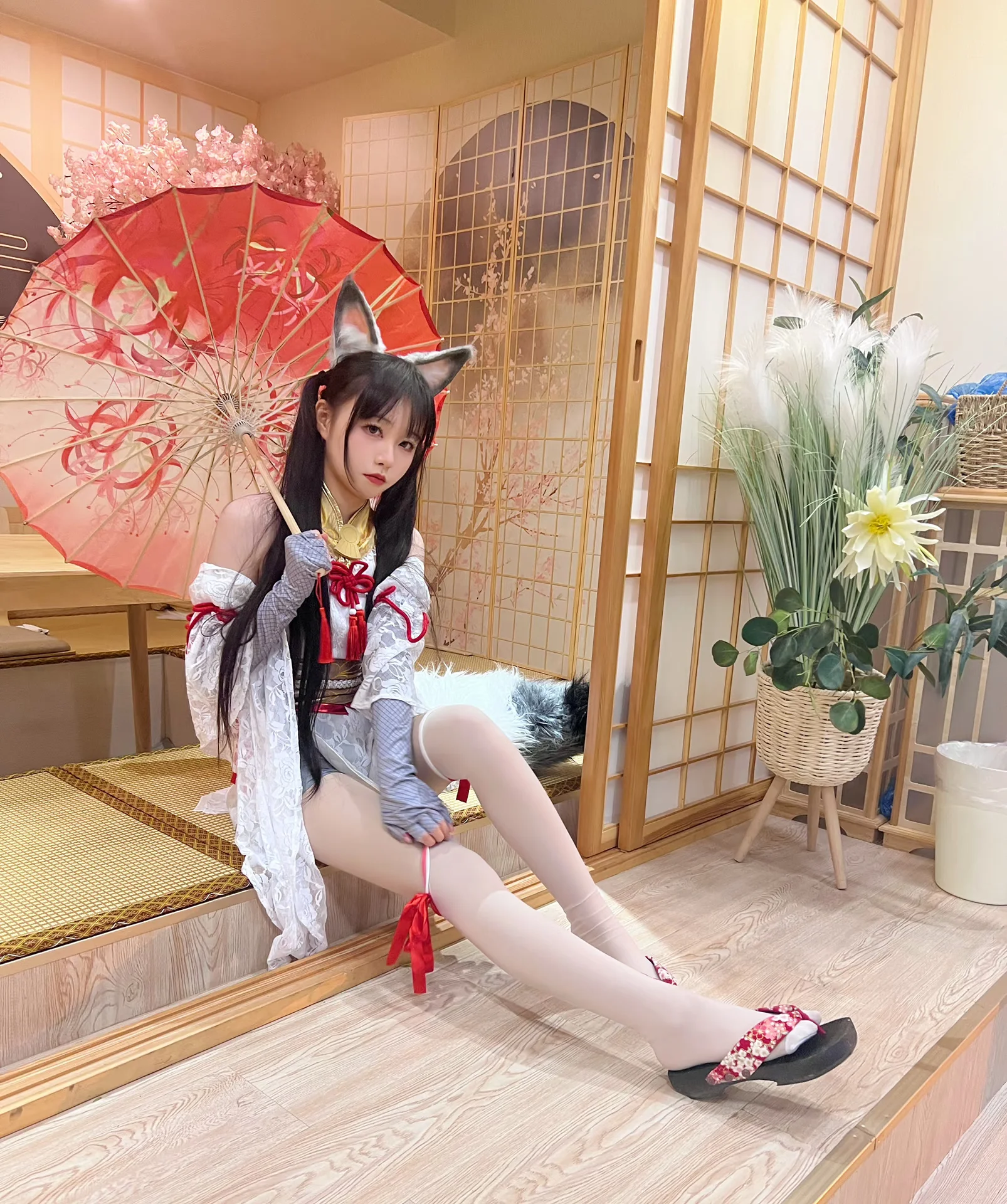 【胡桃cos】永劫无间里和风少女的棚拍日常