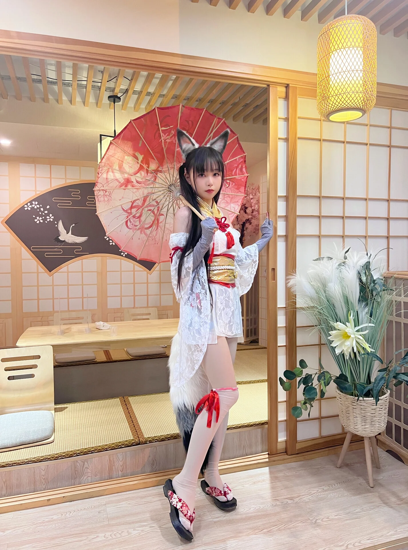 【胡桃コスプレ】『NARAKA: BLADEPOINT』和風少女のスタジオ撮影日常 - 3 枚目