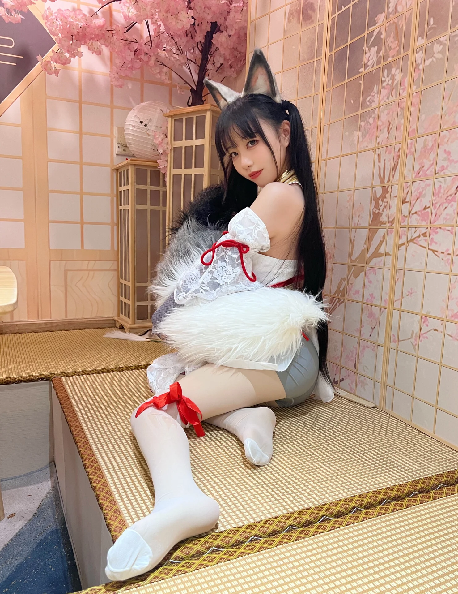 【胡桃コスプレ】『NARAKA: BLADEPOINT』和風少女のスタジオ撮影日常 - 5 枚目
