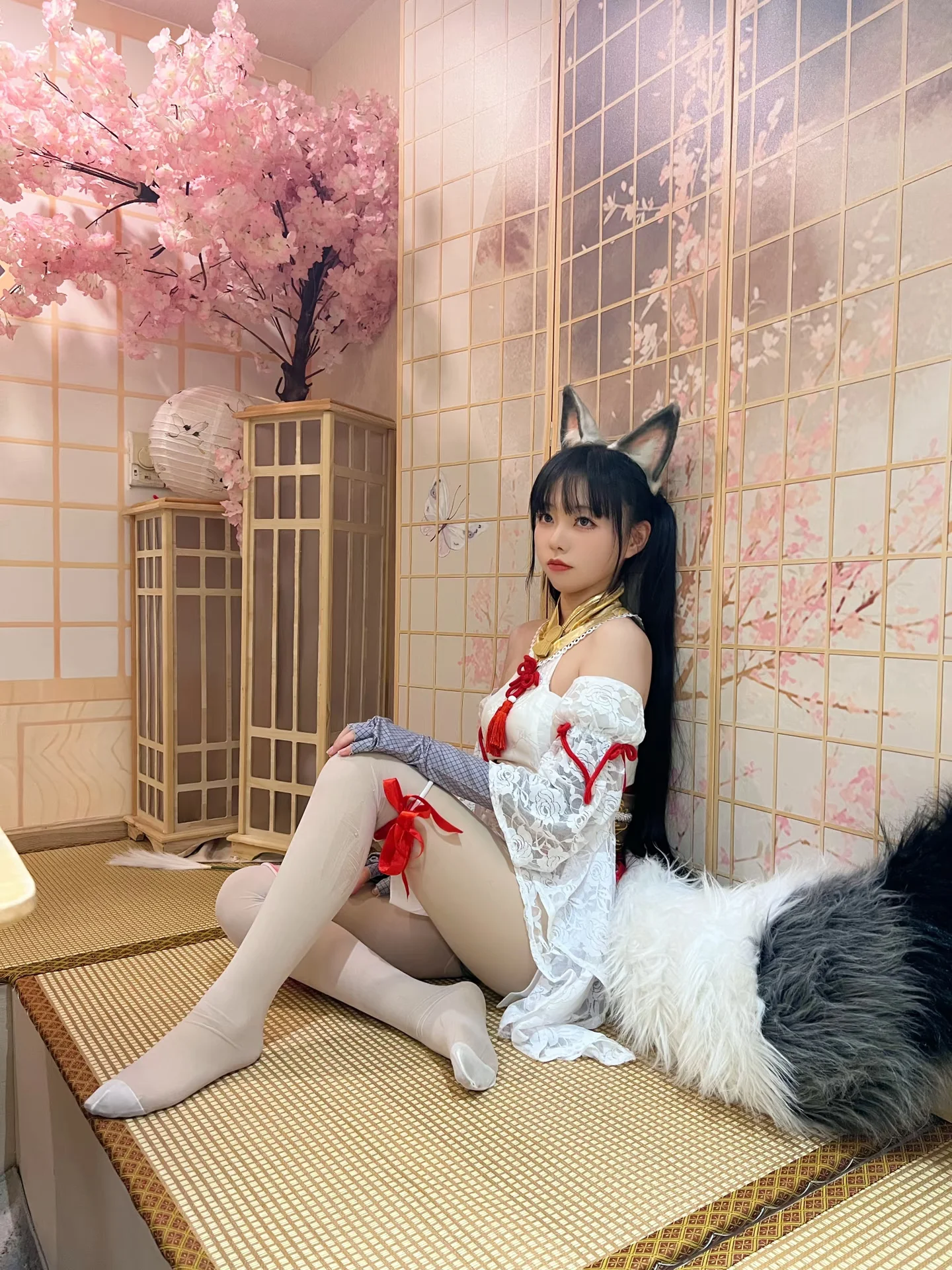 【胡桃コスプレ】『NARAKA: BLADEPOINT』和風少女のスタジオ撮影日常 - 6 枚目