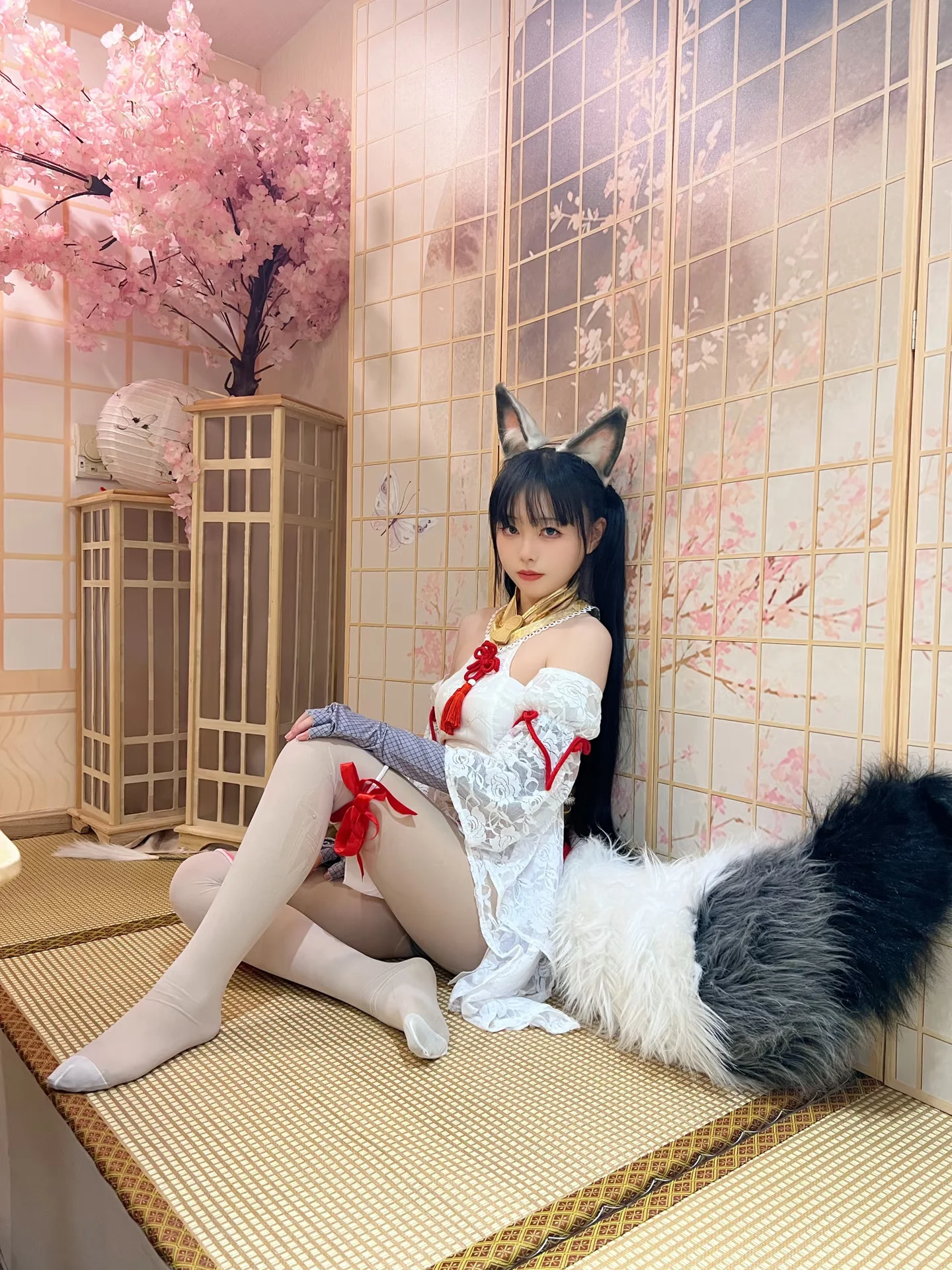【胡桃コスプレ】『NARAKA: BLADEPOINT』和風少女のスタジオ撮影日常 - 7 枚目
